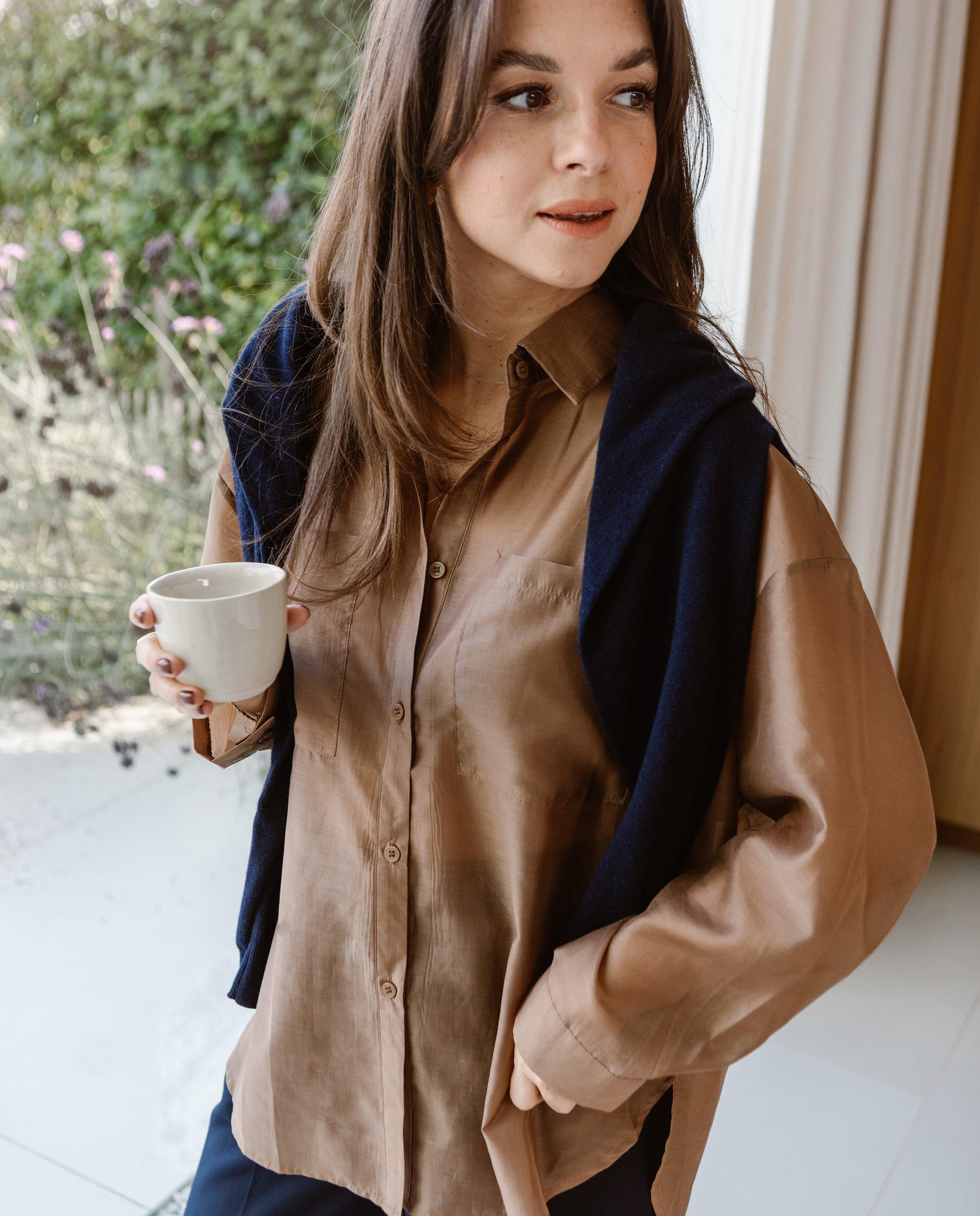 Bruin hemd, Selected by Nanja - Product Detail - bruin - afbeelding nummer 1