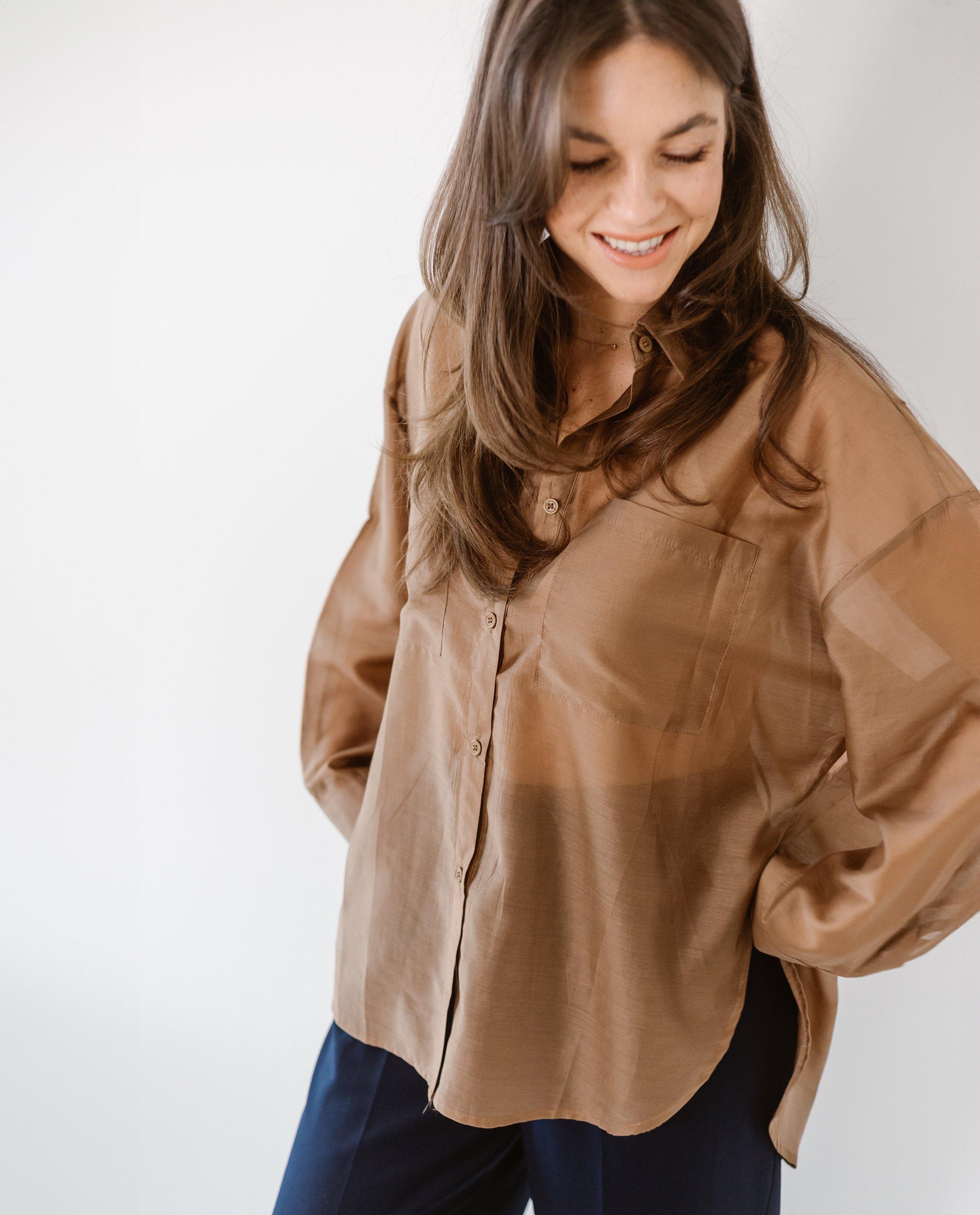 Bruin hemd, Selected by Nanja - Product Detail - bruin - afbeelding nummer 2