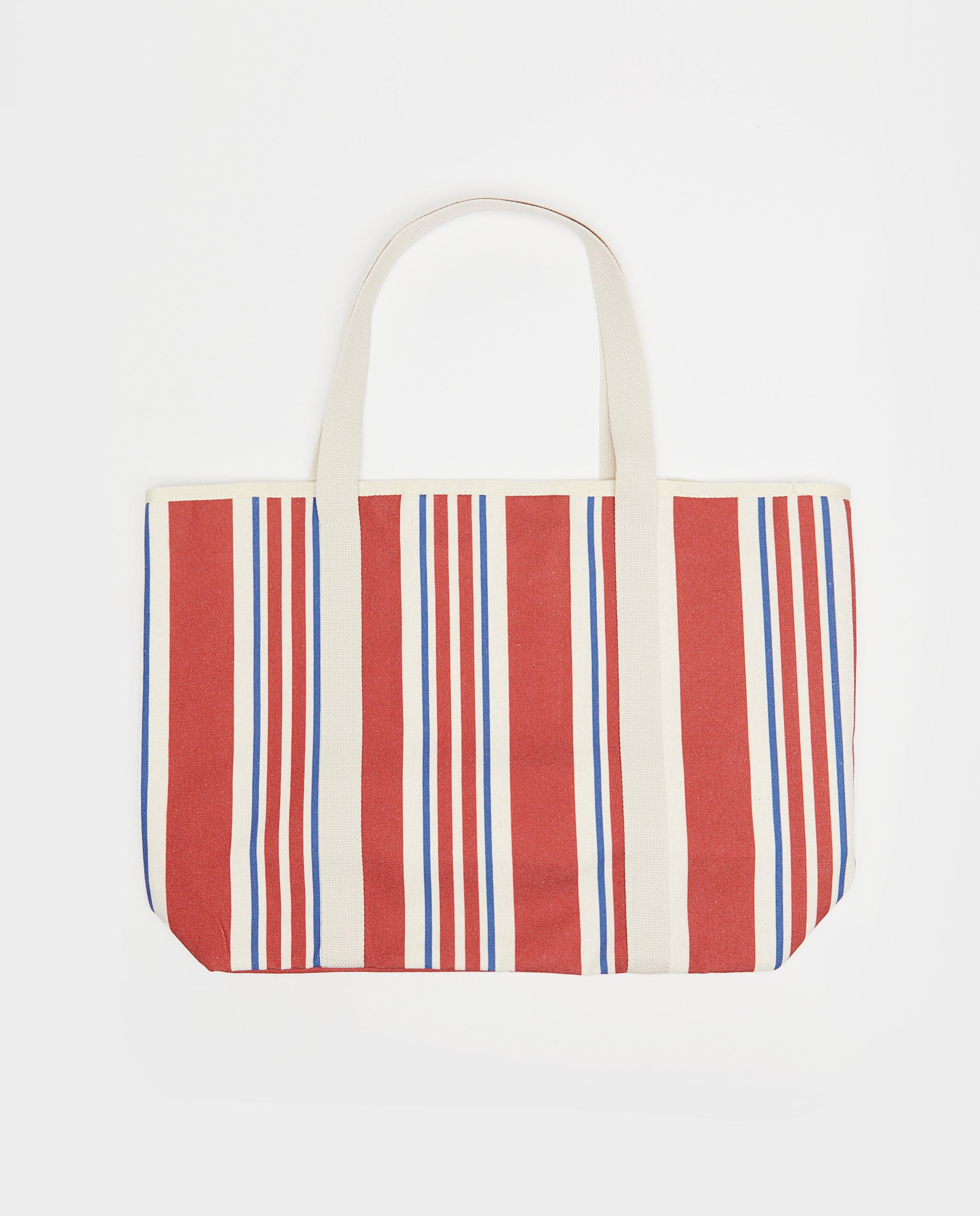 Handtassen - Tas met opschrift Go with the flow mom