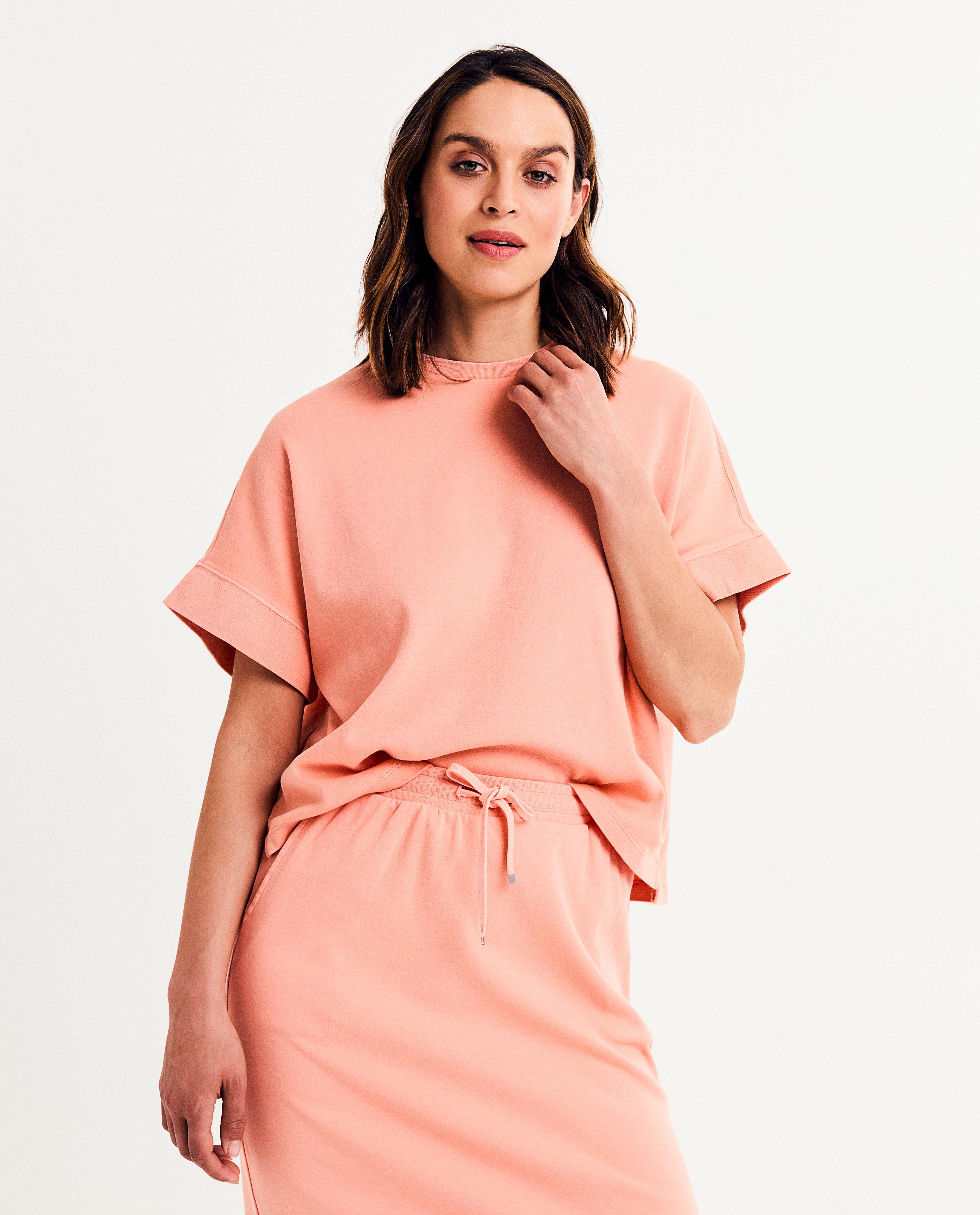 T-shirts - Roze T-shirt, loose fit
