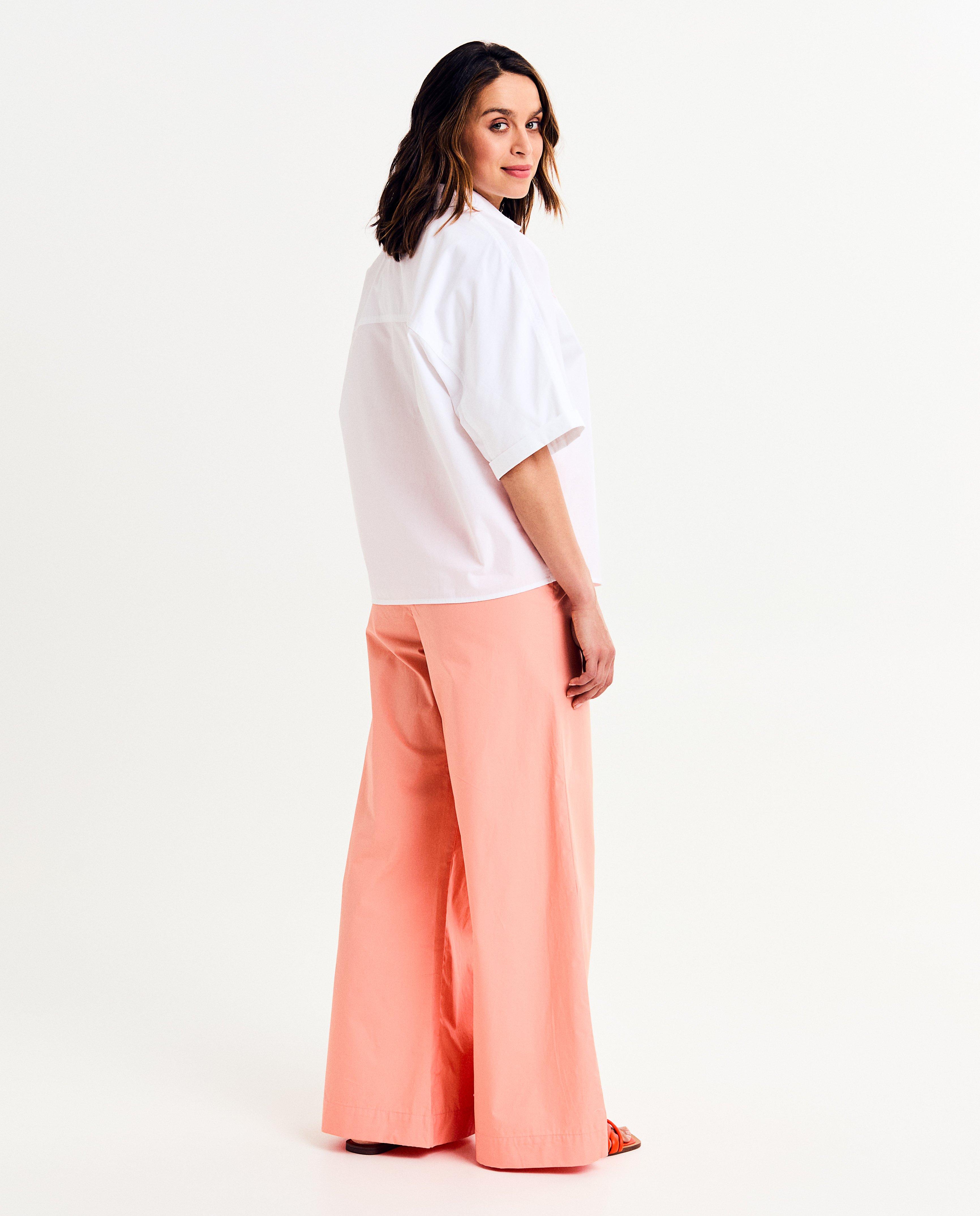 Chemises - Hemd met geborduurde palmbomen, oversized fit