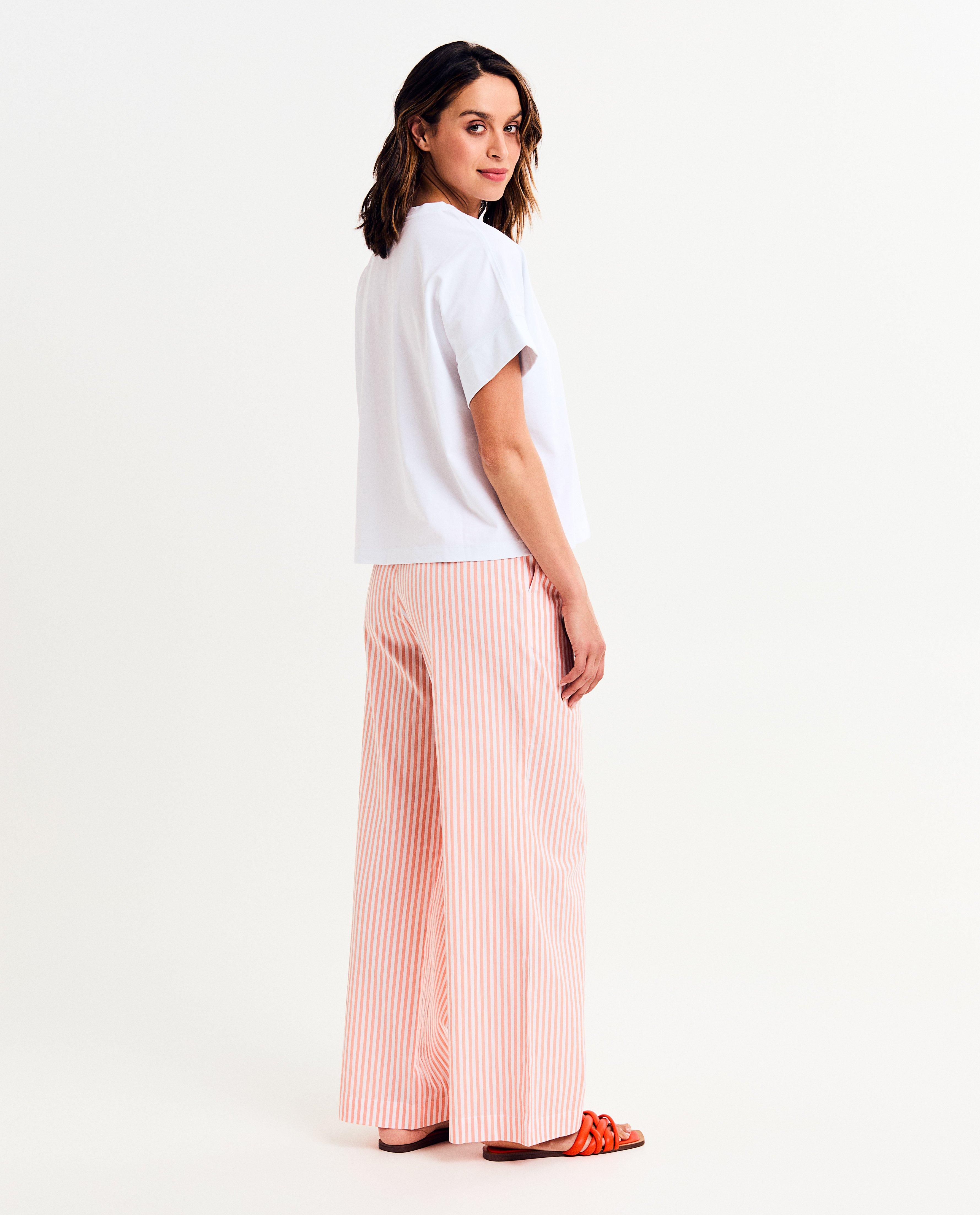 T-shirts - T-shirt met palmboom van parels, loose fit
