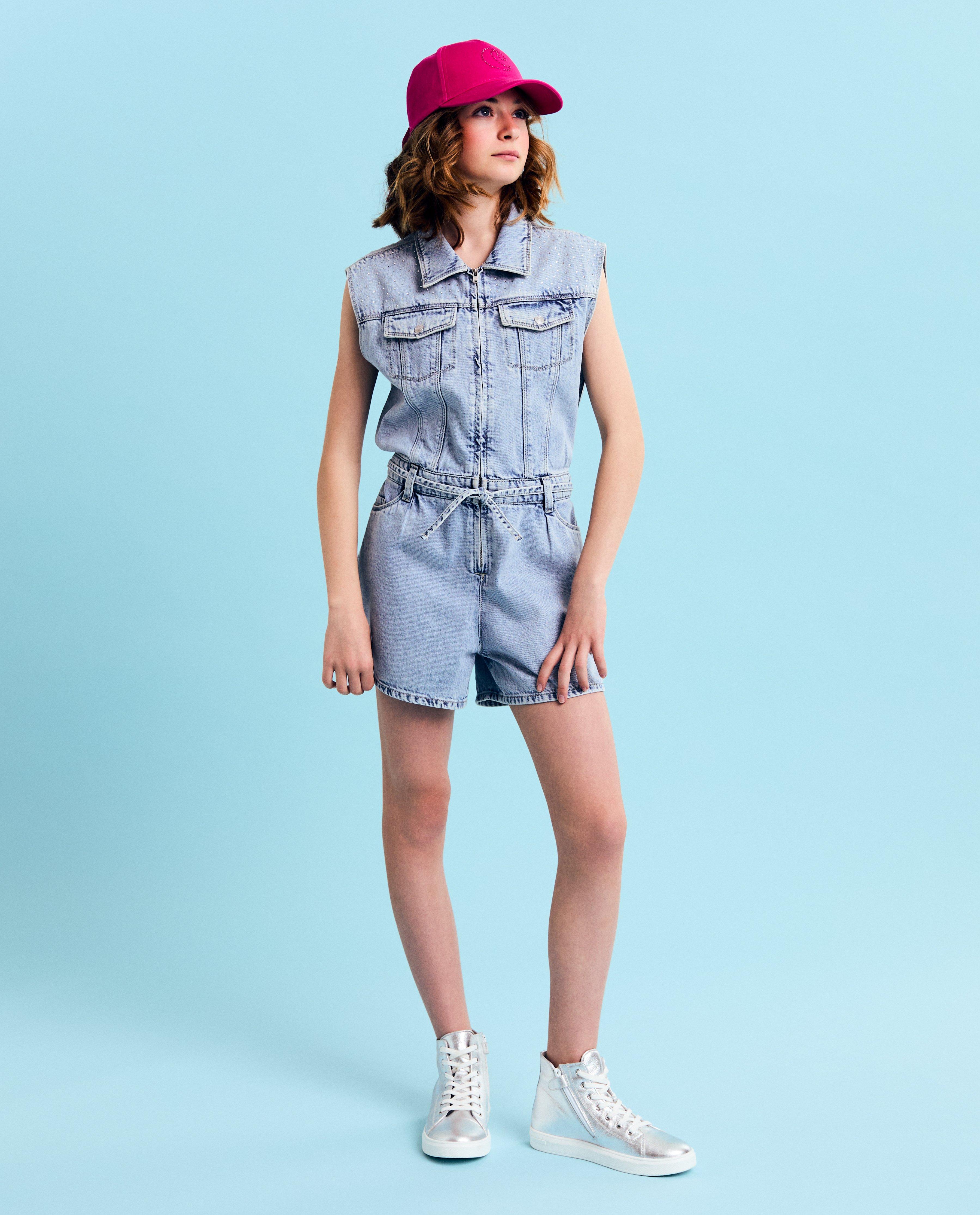 Jumpsuit van jeans, 6-14 jaar