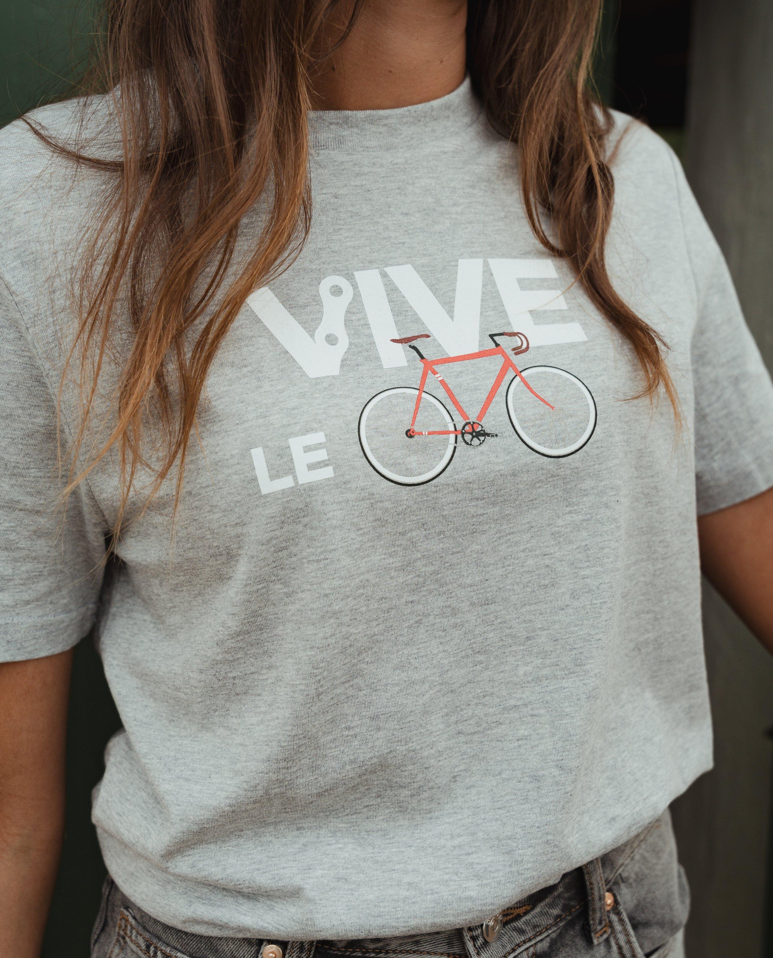T-shirt met print - null - Vive le vélo