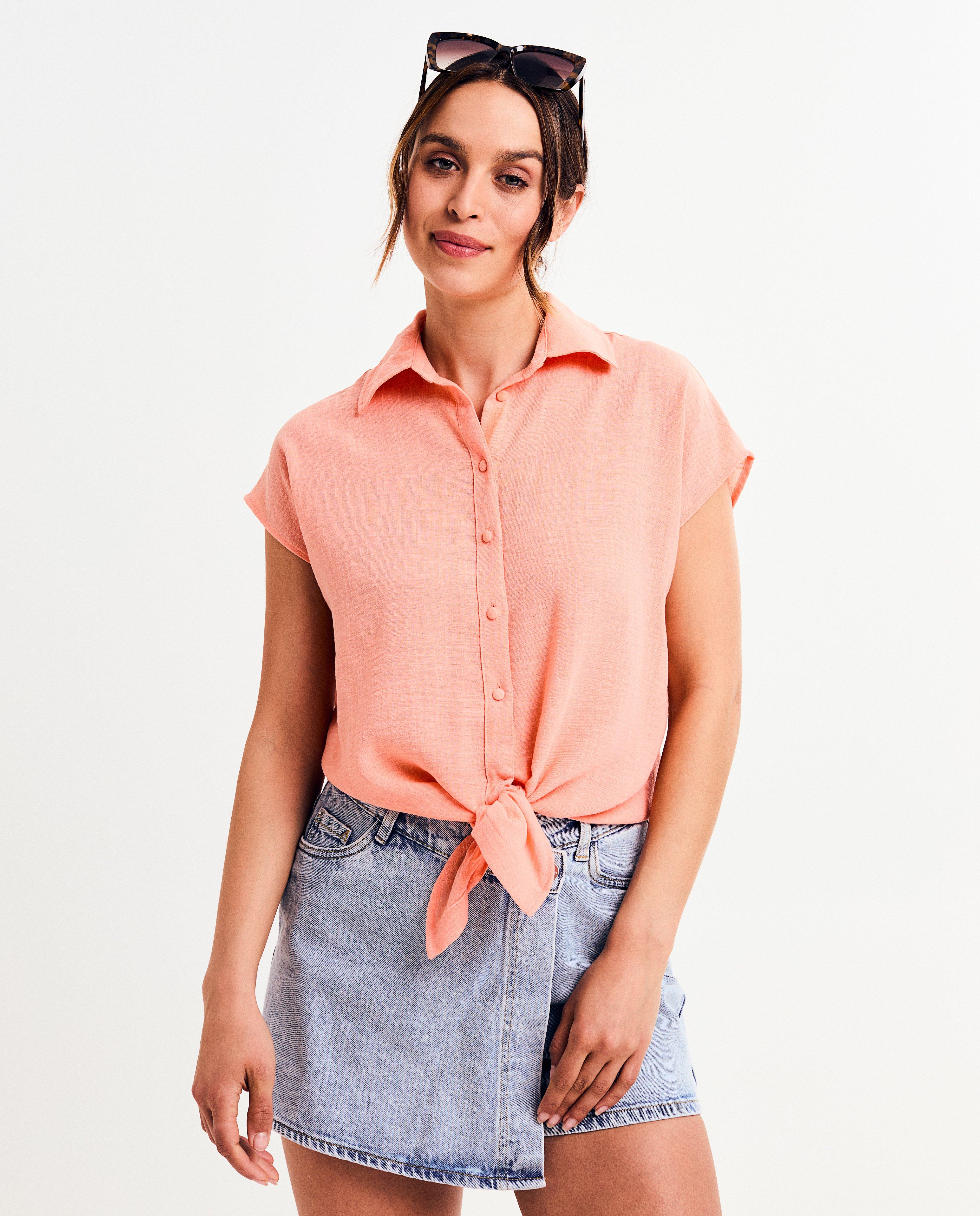 Blouse met strik - null - Sora