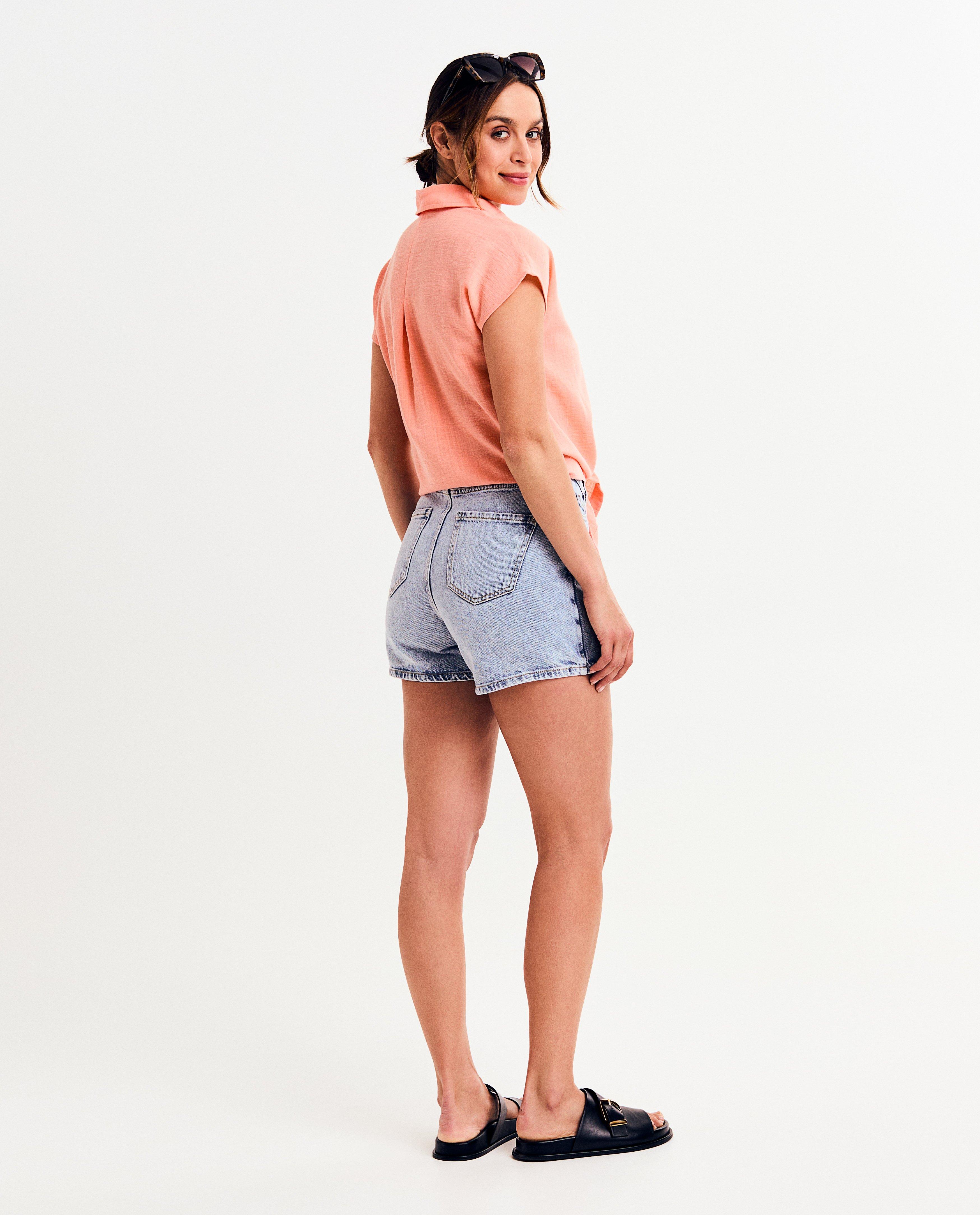 Shorten - Blauwe jeansskort