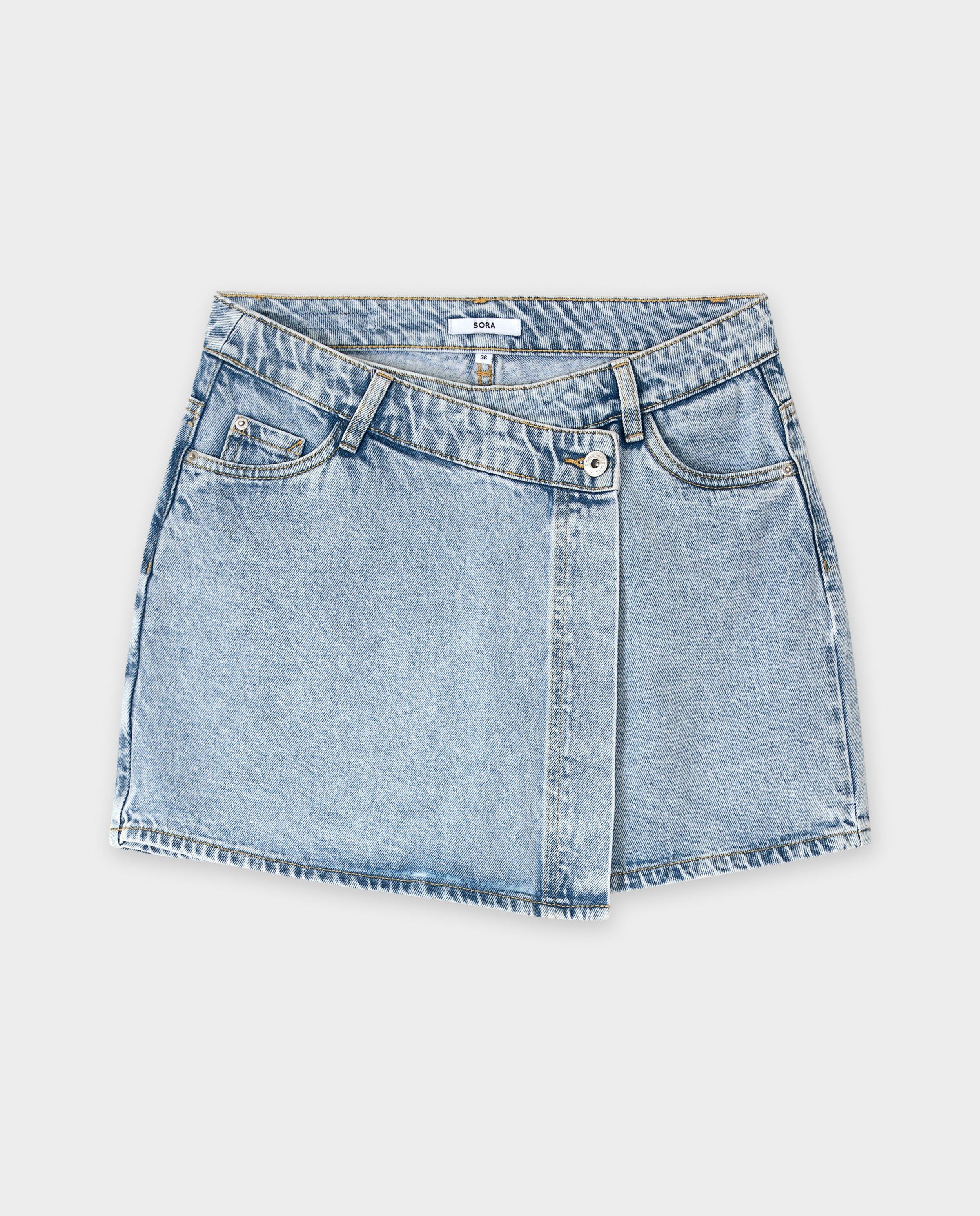 Shorten - Blauwe jeansskort