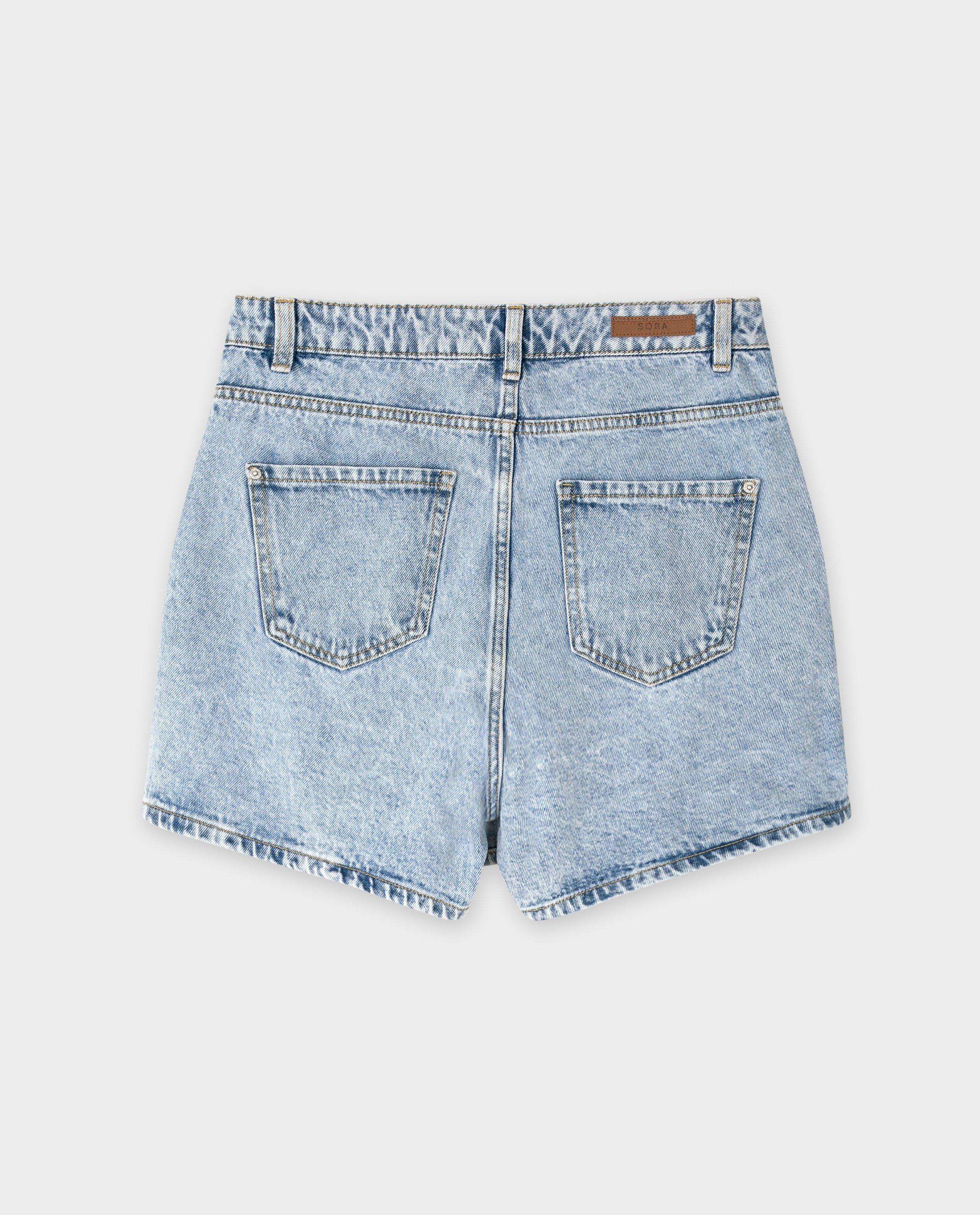 Shorten - Blauwe jeansskort