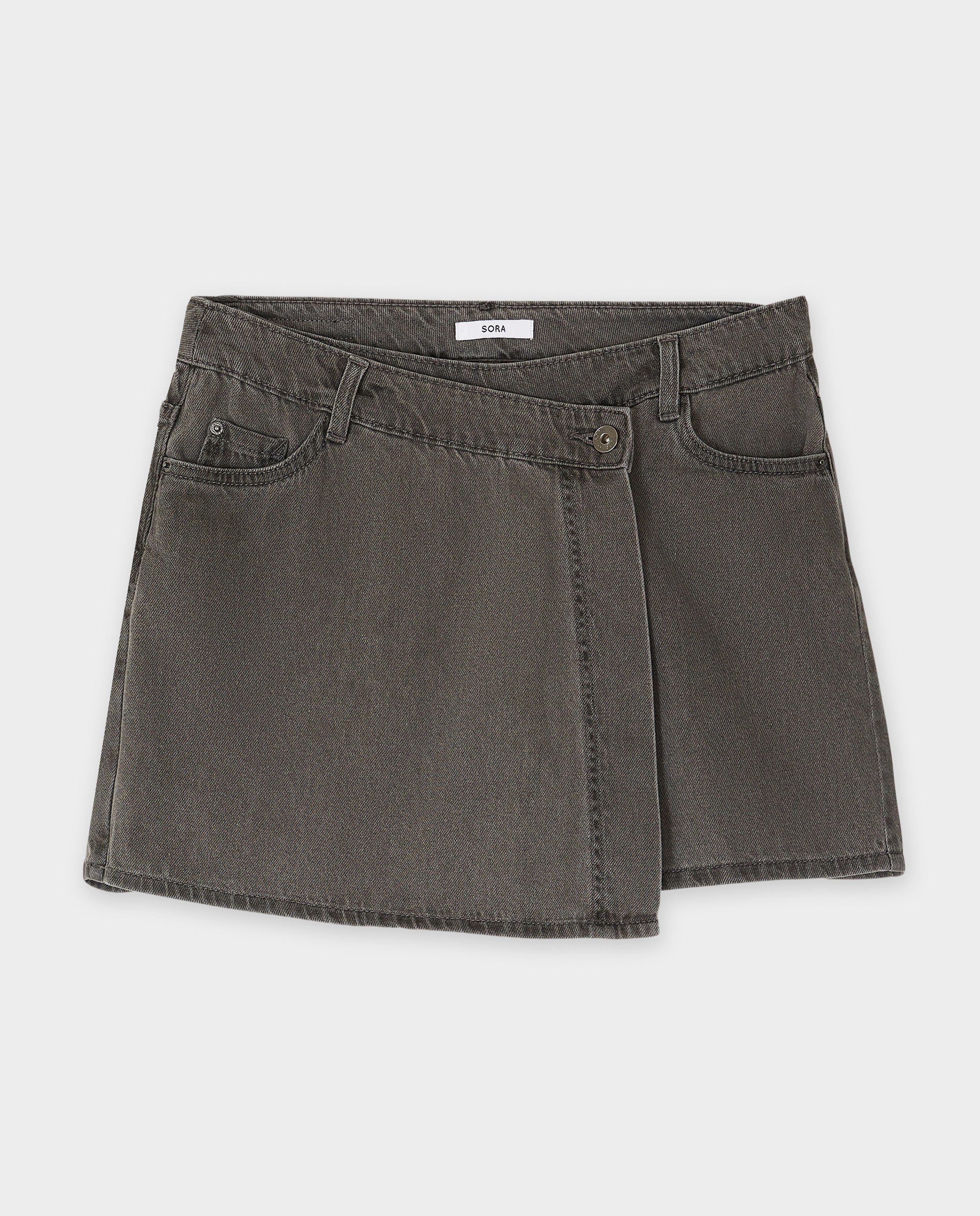 Shorten - Zwarte jeansskort