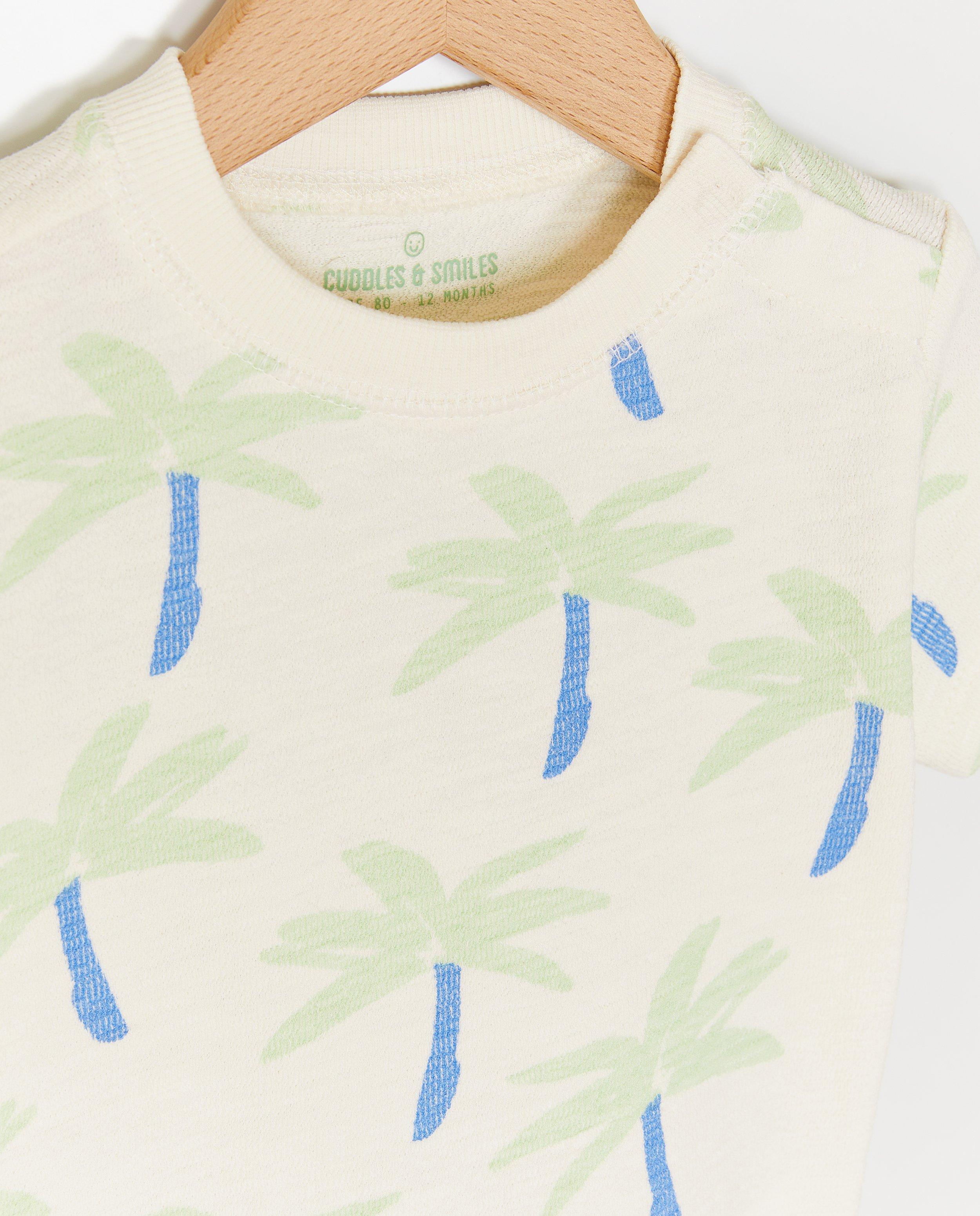 T-shirts - T-shirt met palmboomprint