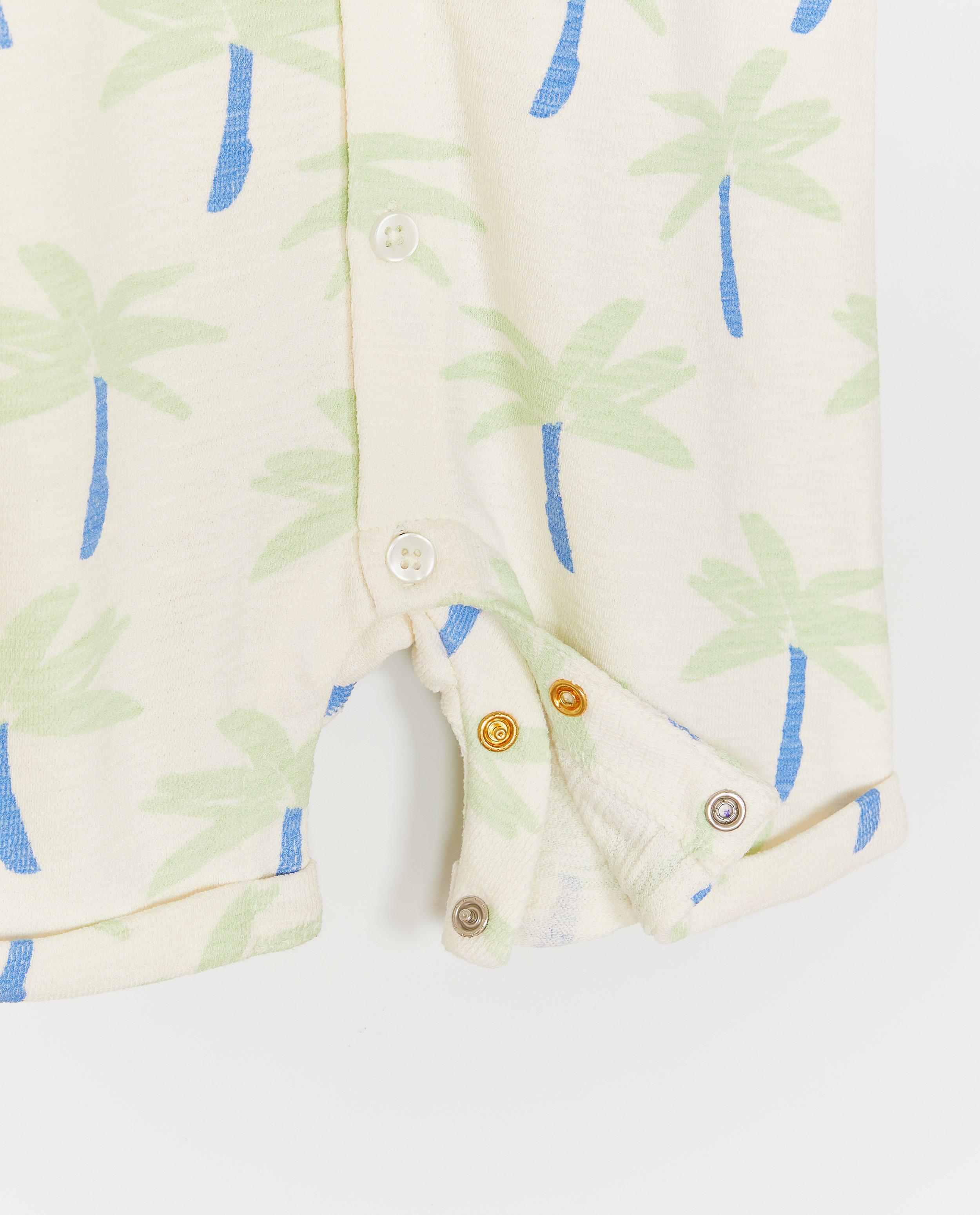 Jumpsuit - Kruippakje met palmboomprint