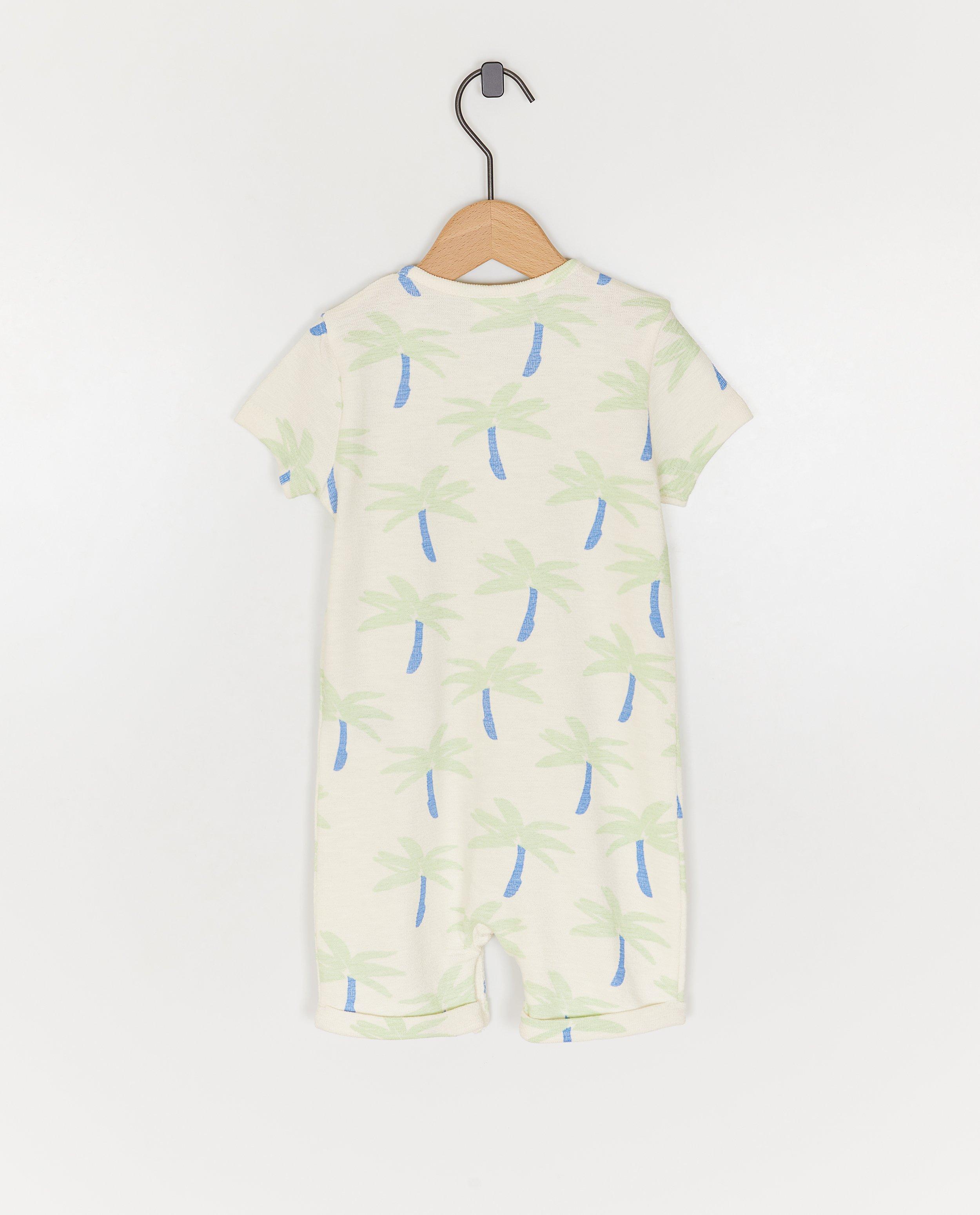 Jumpsuit - Kruippakje met palmboomprint