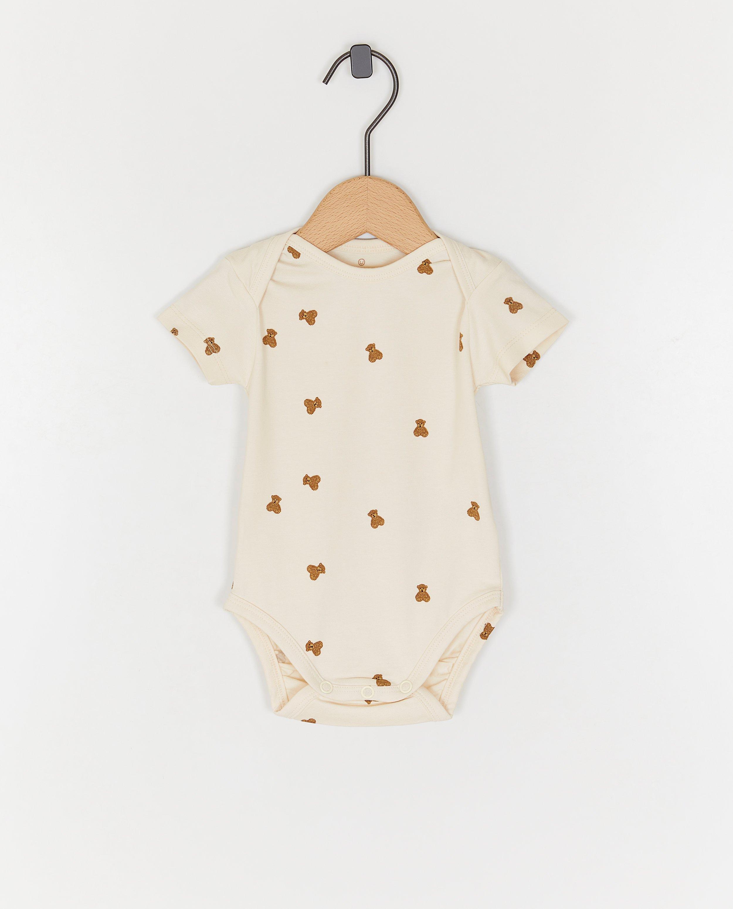 Romper met enveloppehals - null - Newborn 50-68