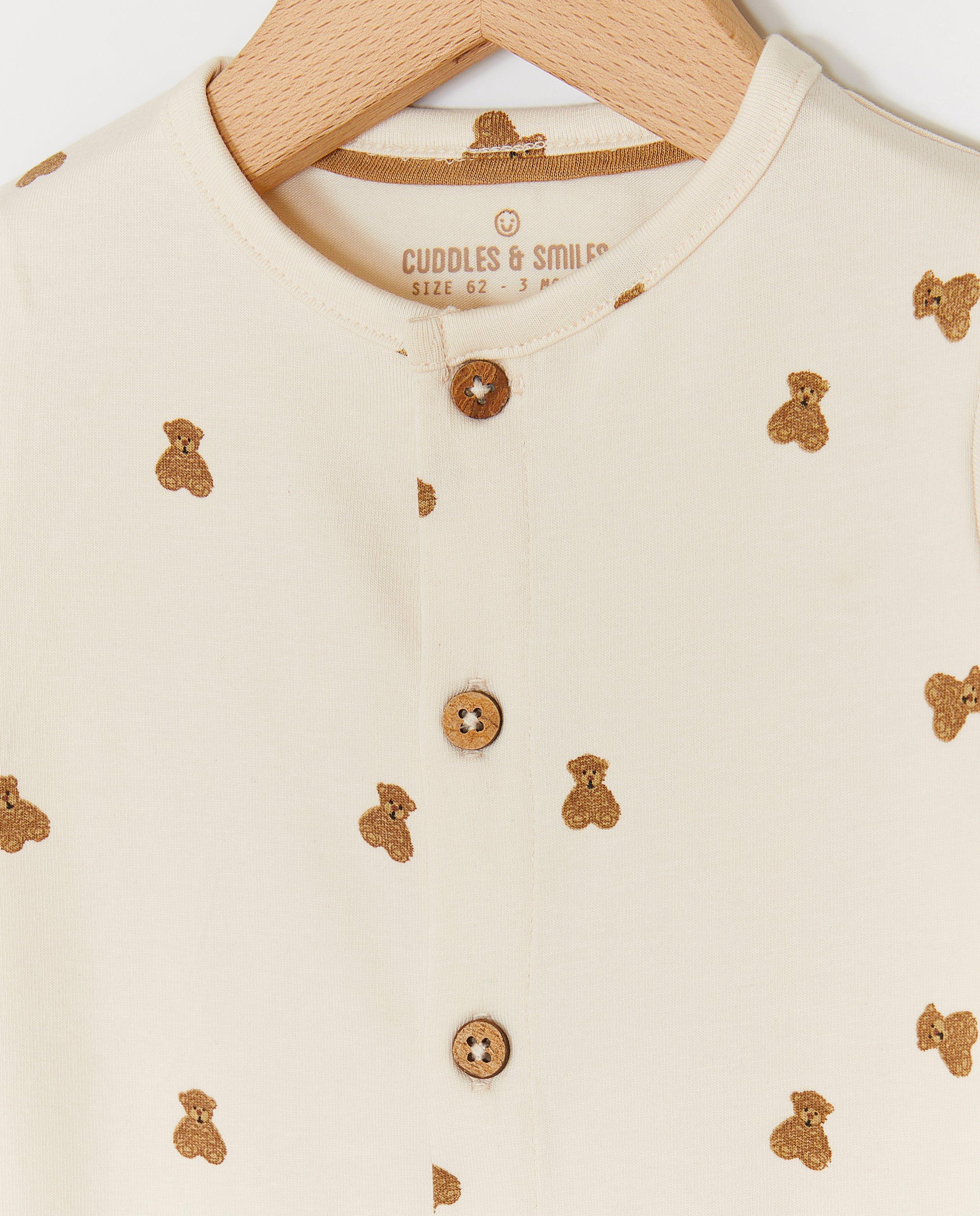 Jumpsuit - Kruippakje met print teddyberen