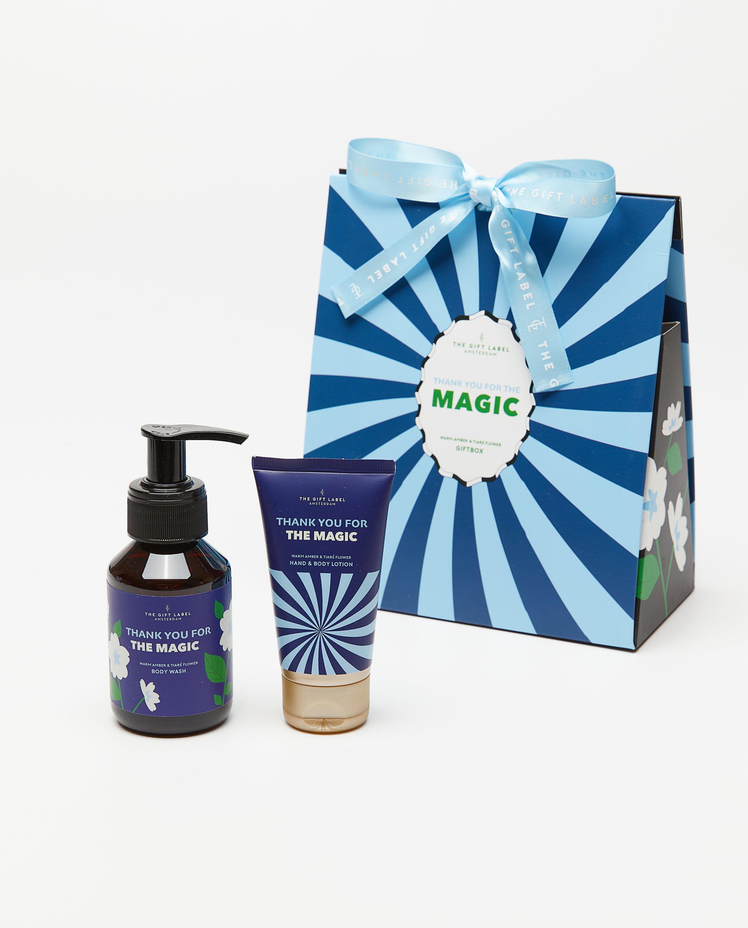 Geschenkset amber en tiarebloem - null - The Gift Label