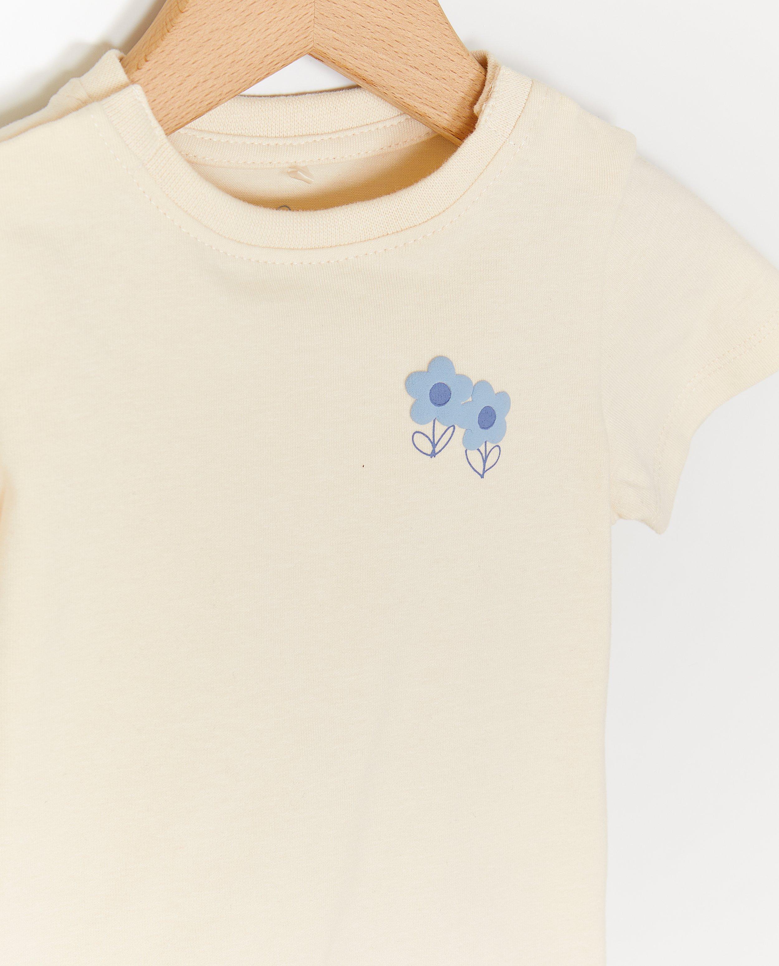 T-shirts - T-shirt met kleine print bloemen