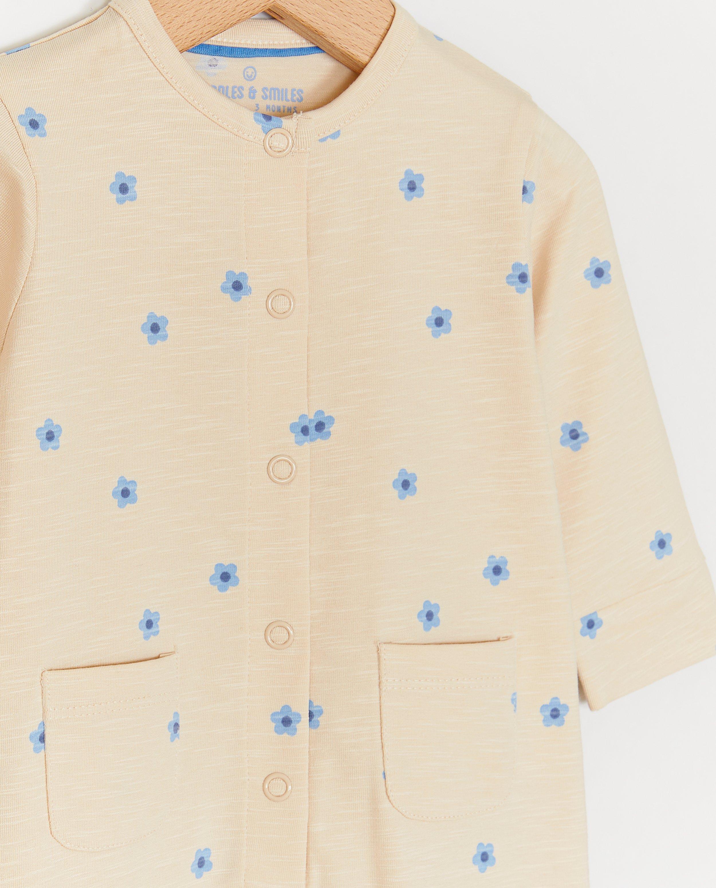 Jumpsuit - Kruippakje met bloemenprint