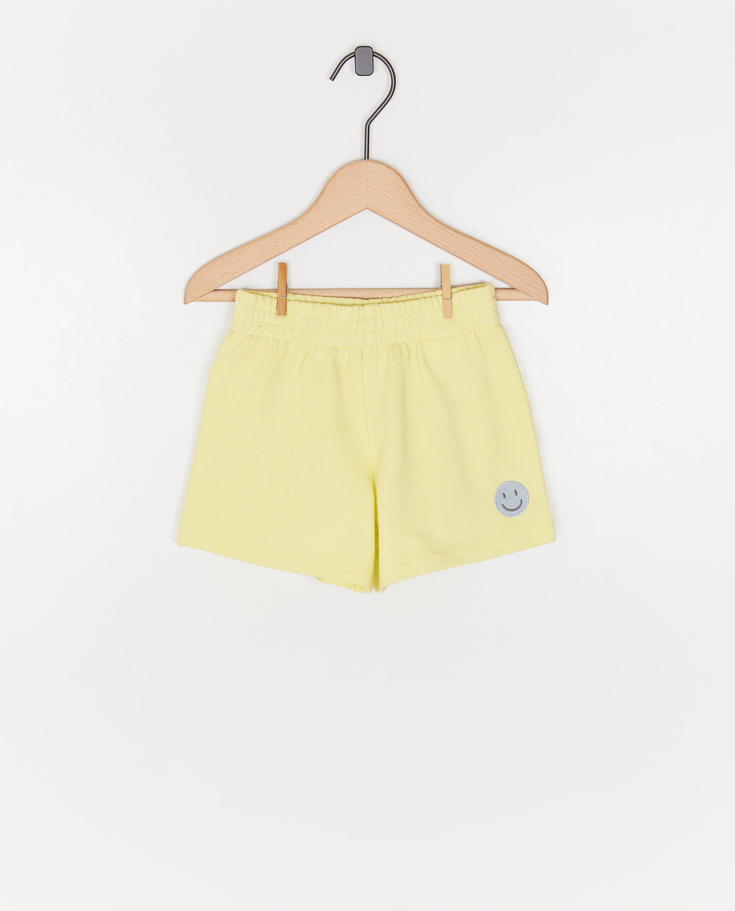 Short avec un smiley brodé - null - Besties