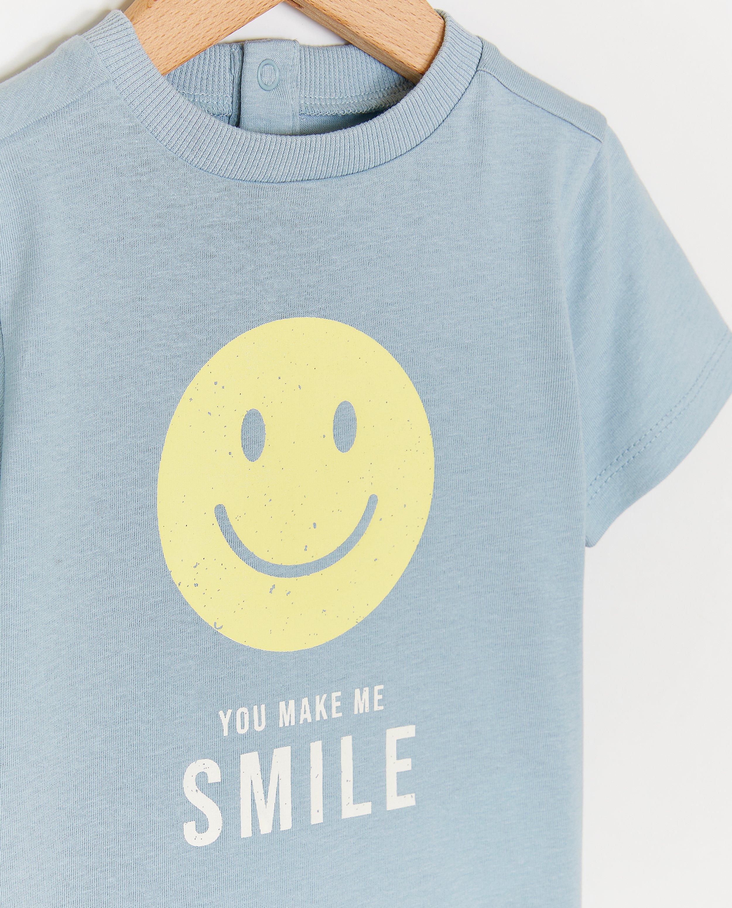 T-shirts - T-shirt met retro print zon