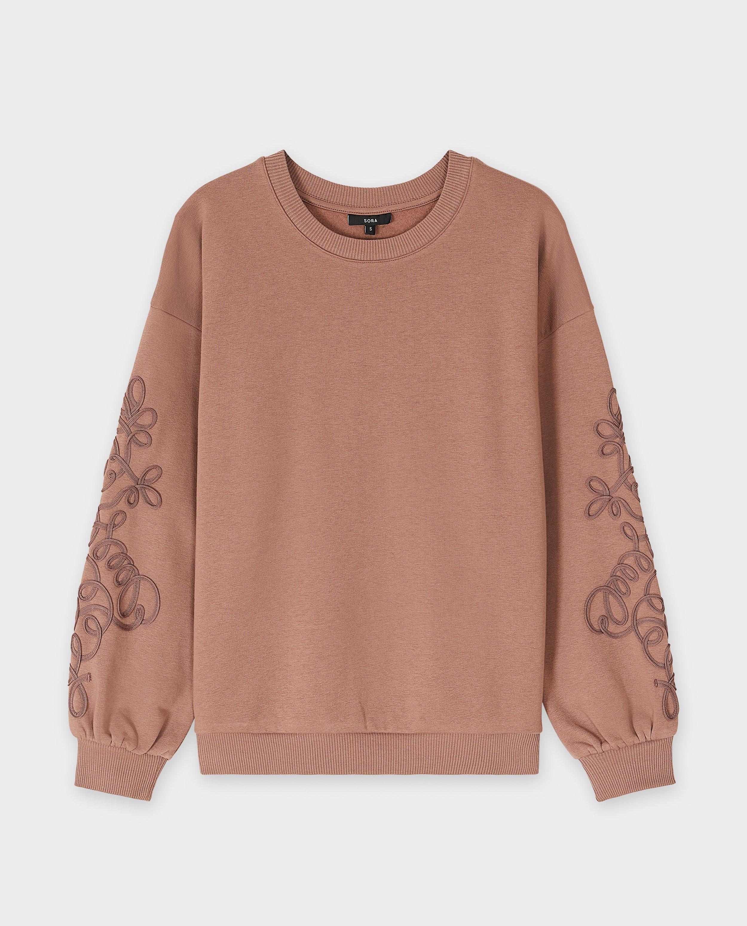 Sweaters - Sweater met geborduurde bloemen