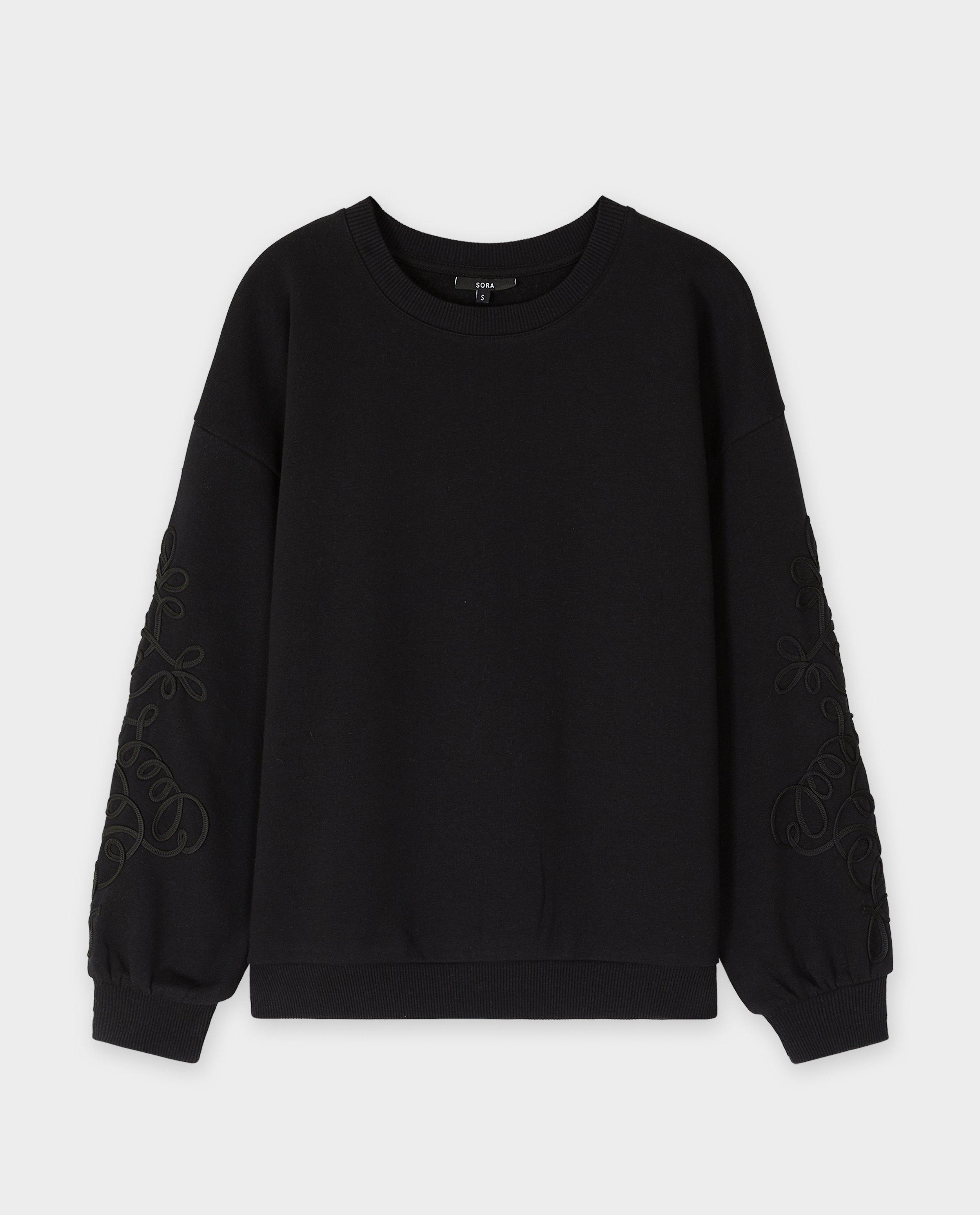 Sweaters - Sweater met geborduurde bloemen