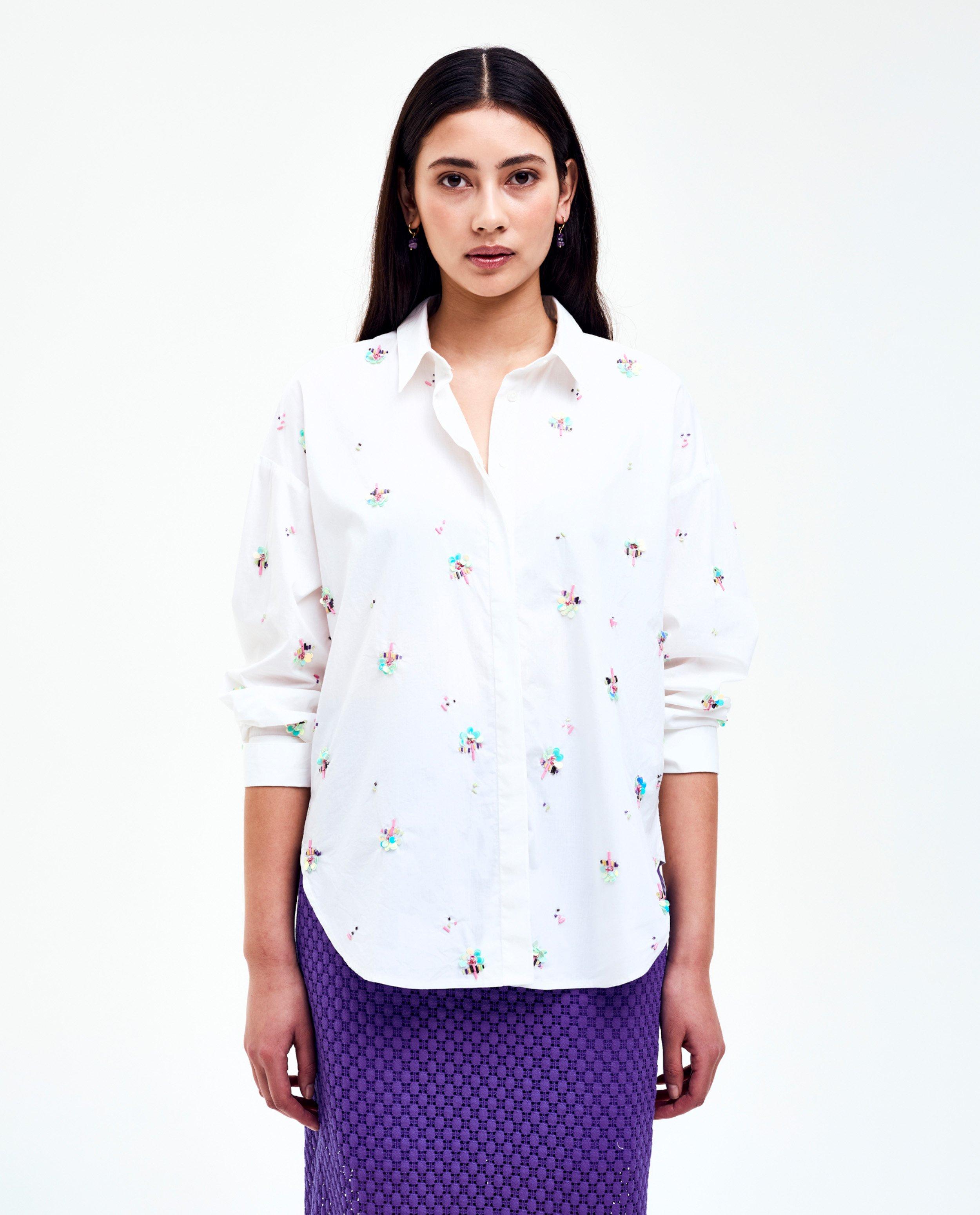 Hemden - Blouse met structuur