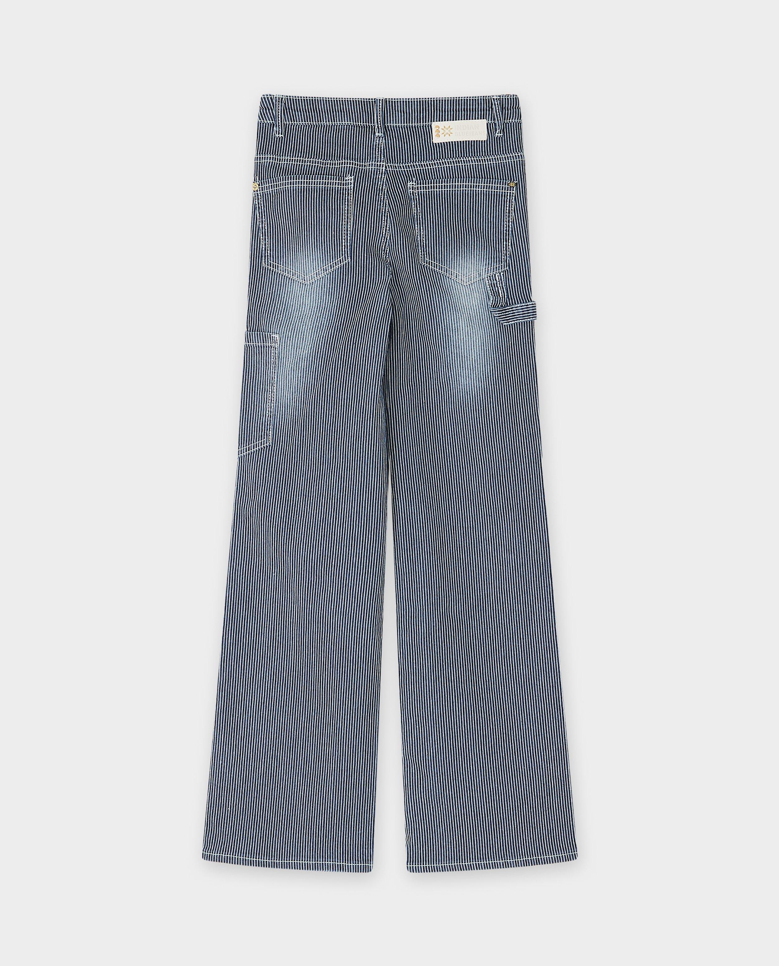 Jeans - Jeans met strepen, wide fit