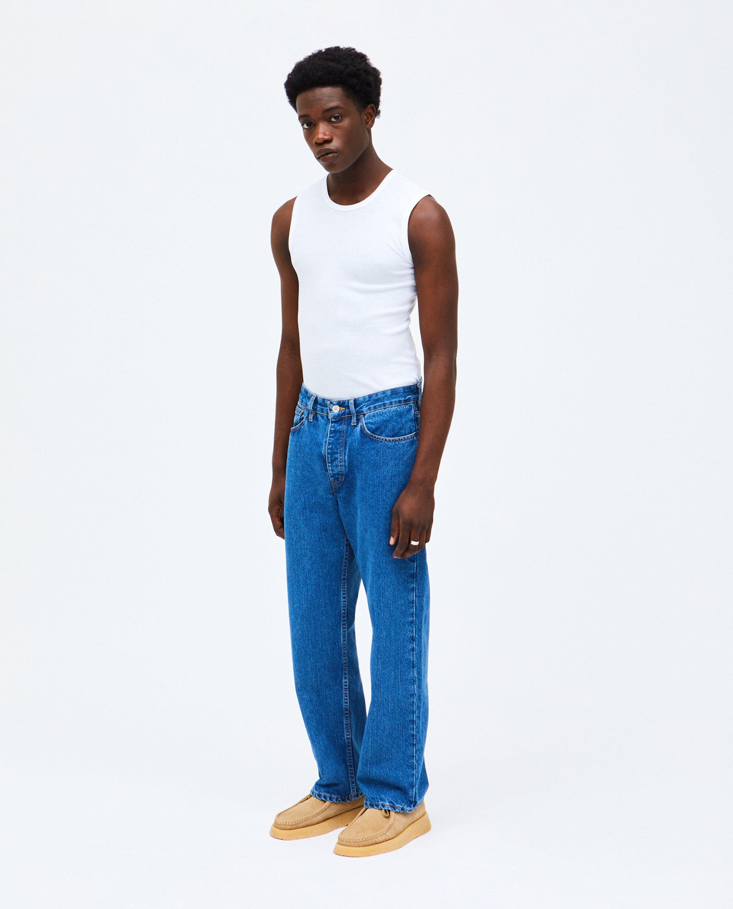 Jeans - Blauwe jeans, relaxed fit