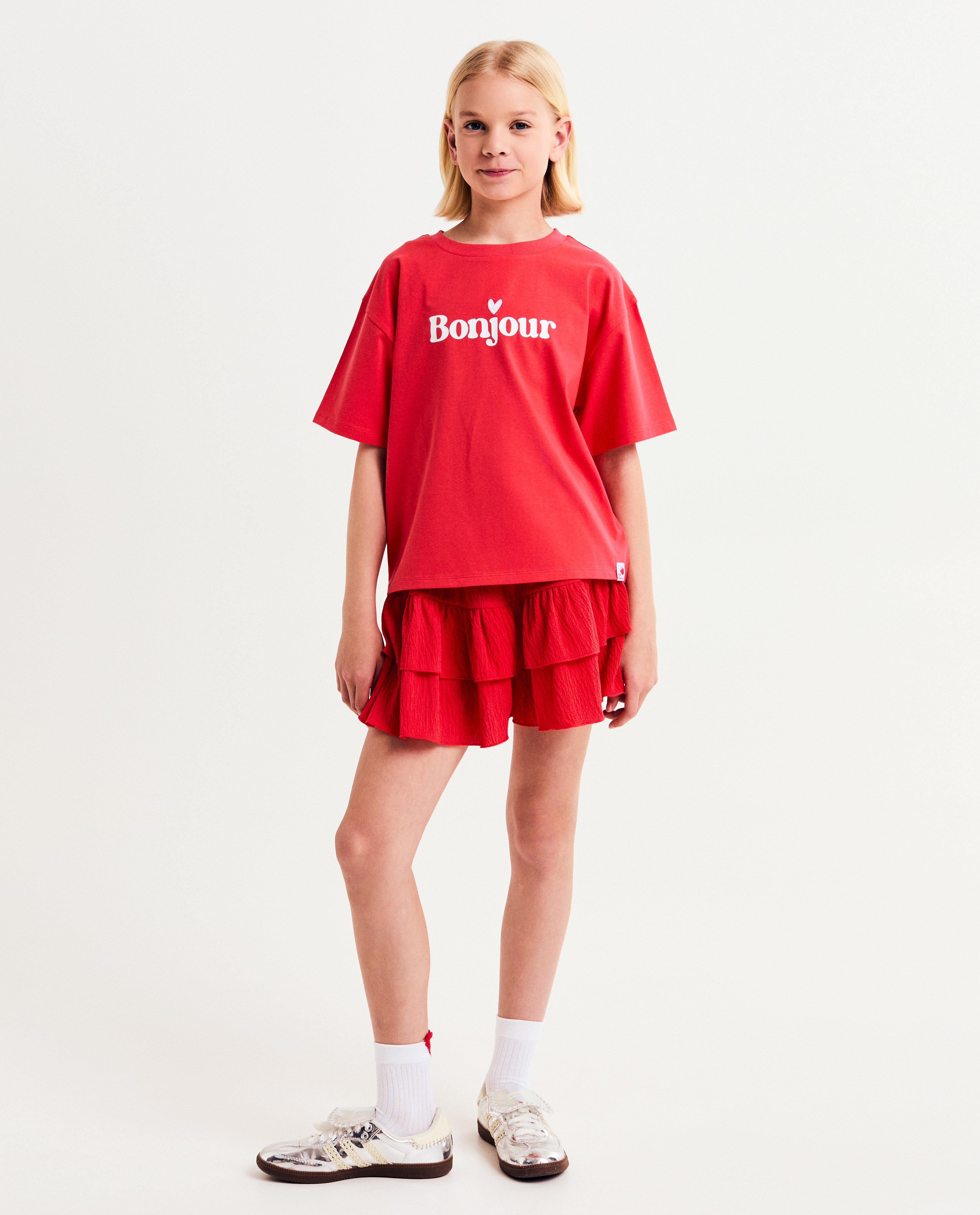 T-shirts - T-shirt met opschrift
