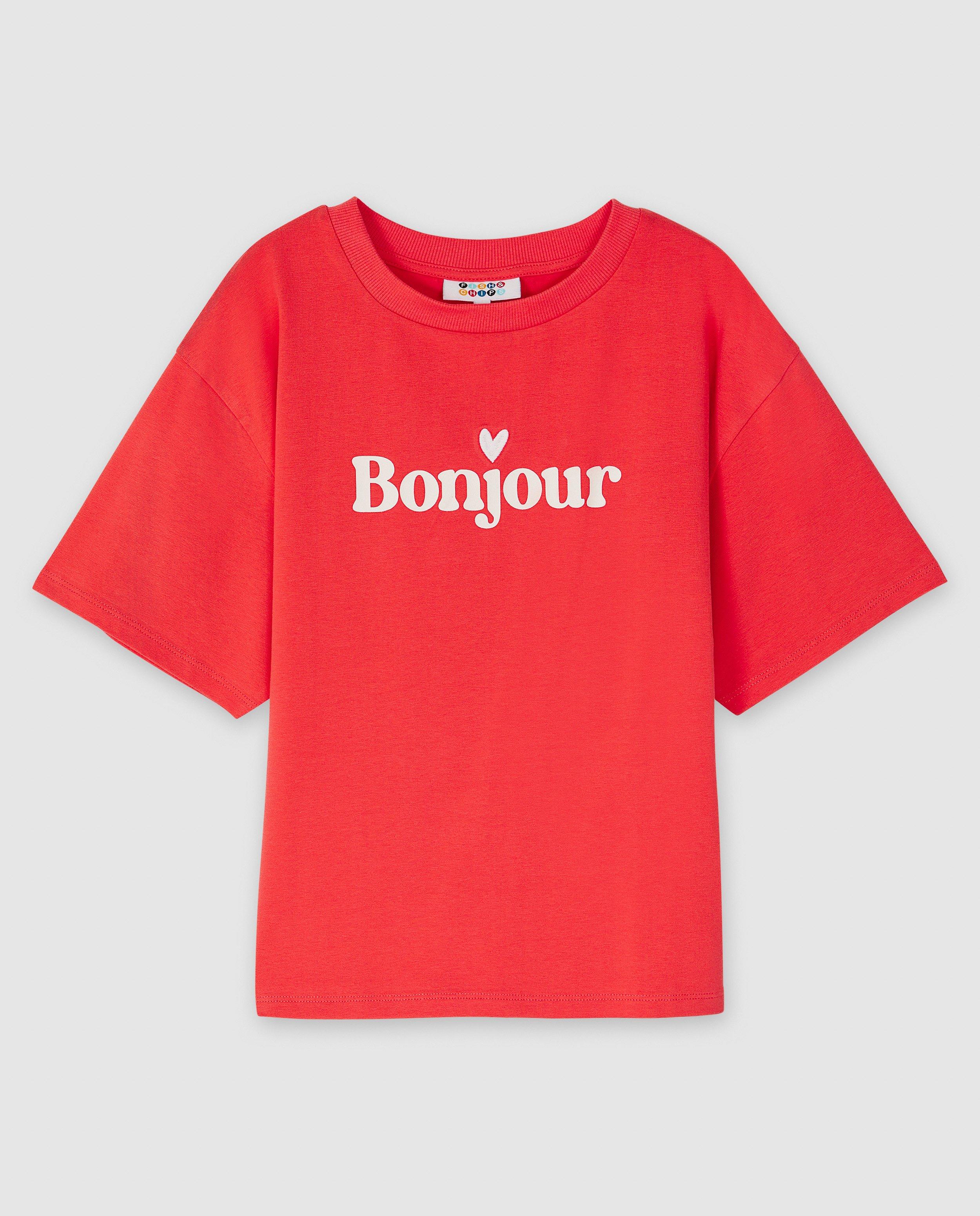 T-shirts - T-shirt met opschrift