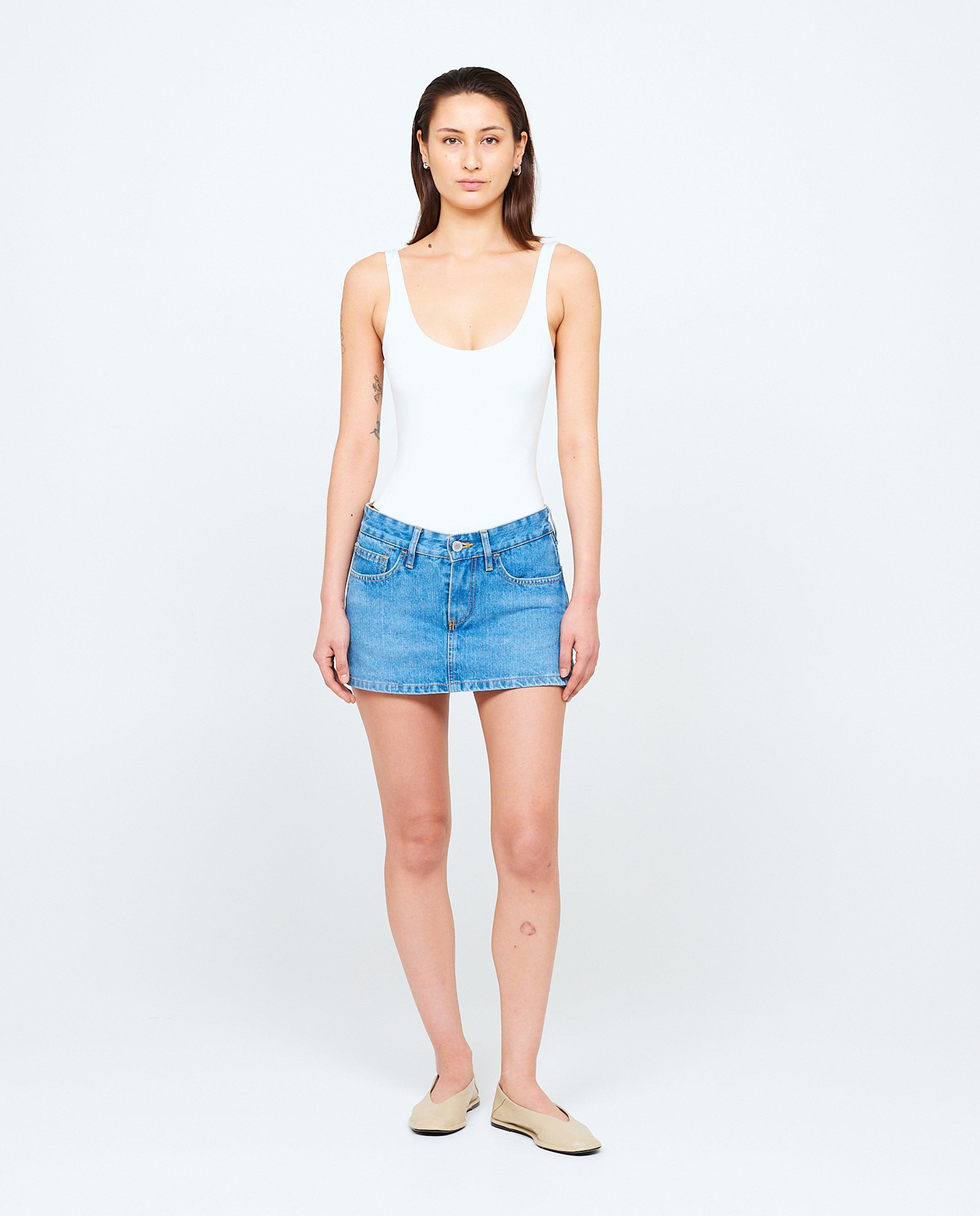Skort en jeans bleu - null - HNST
