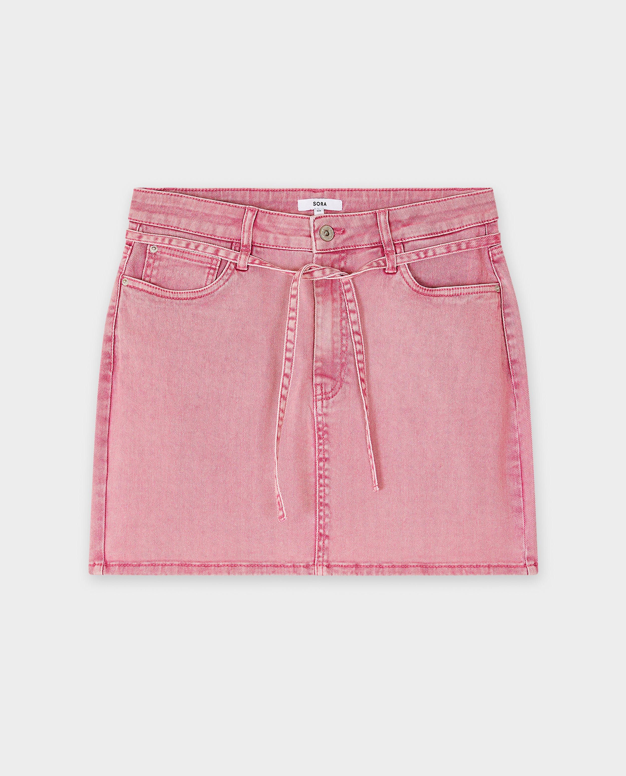 Rokken - Roze jeansrok