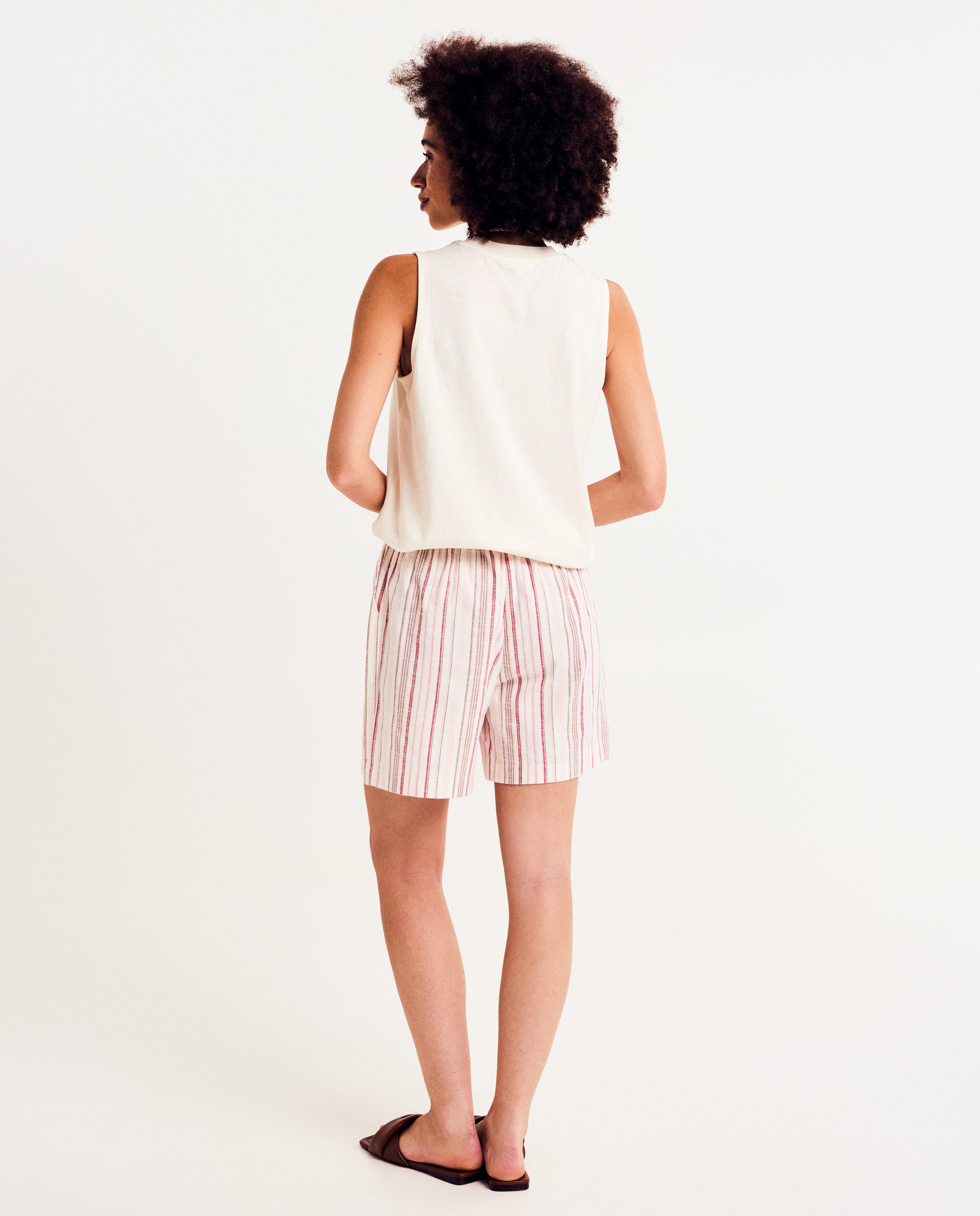 T-shirts - Top met linnen