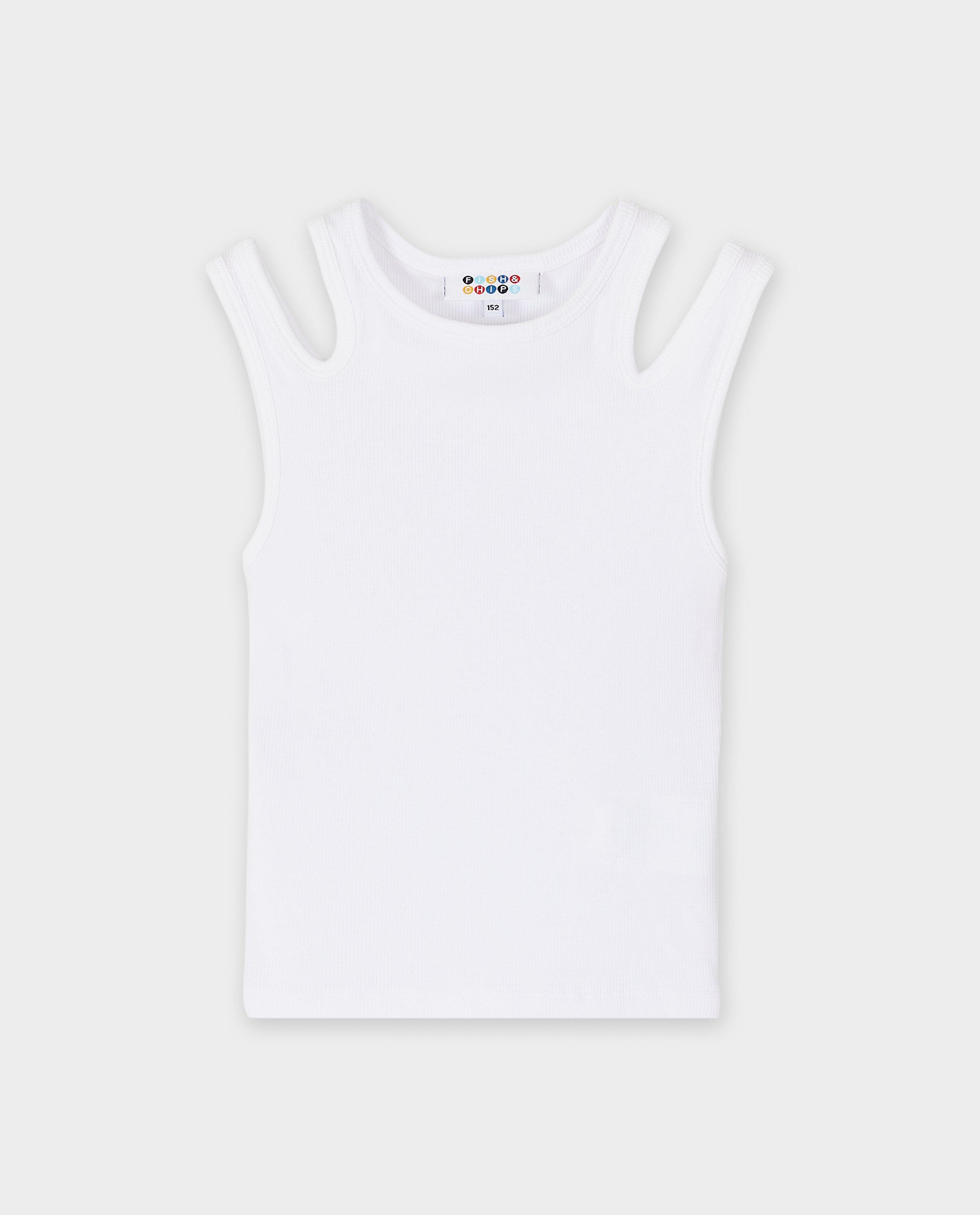T-shirts - Top met fijne rib