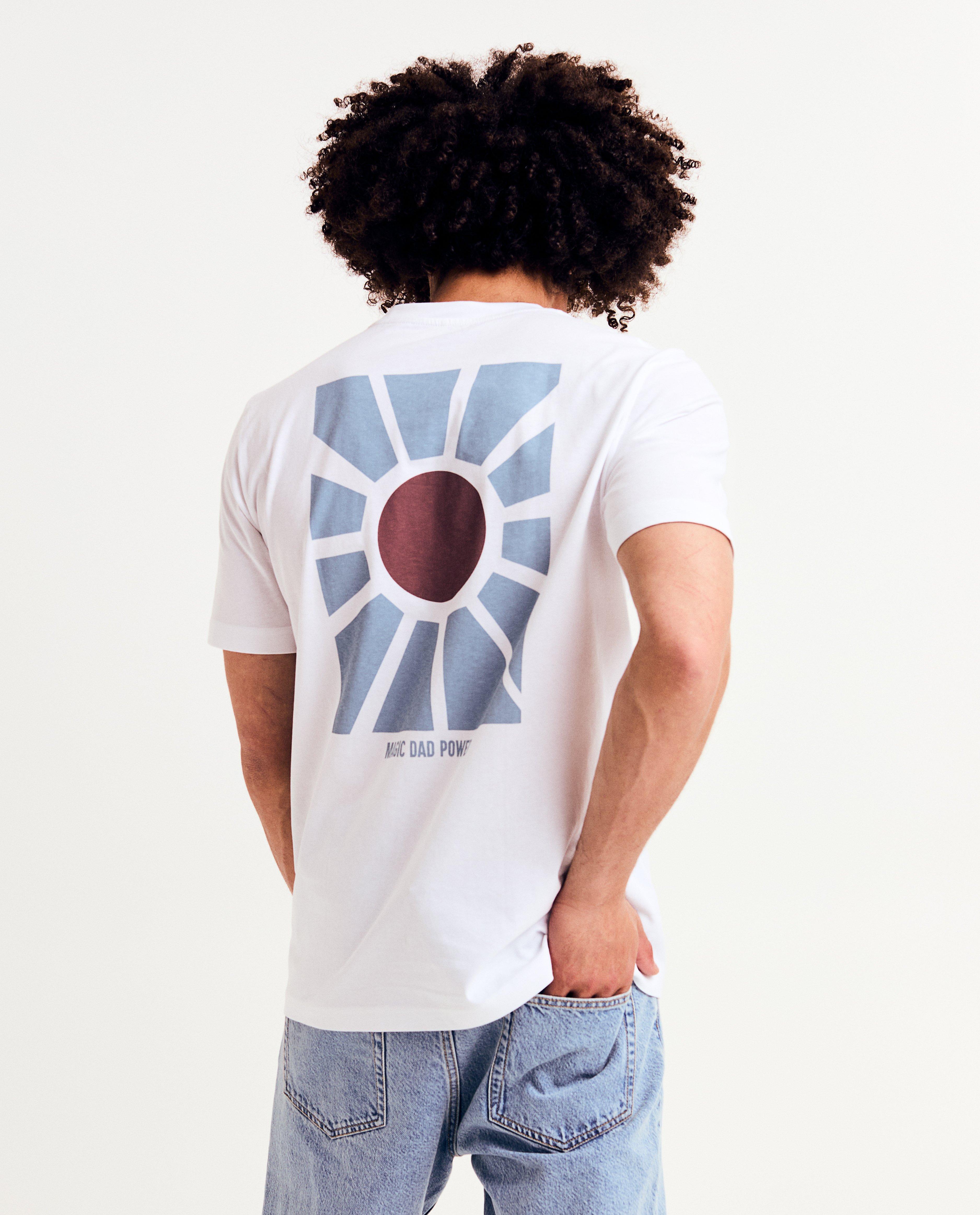 T-shirts - Biokatoenen T-shirt met backprint, S-XXXL