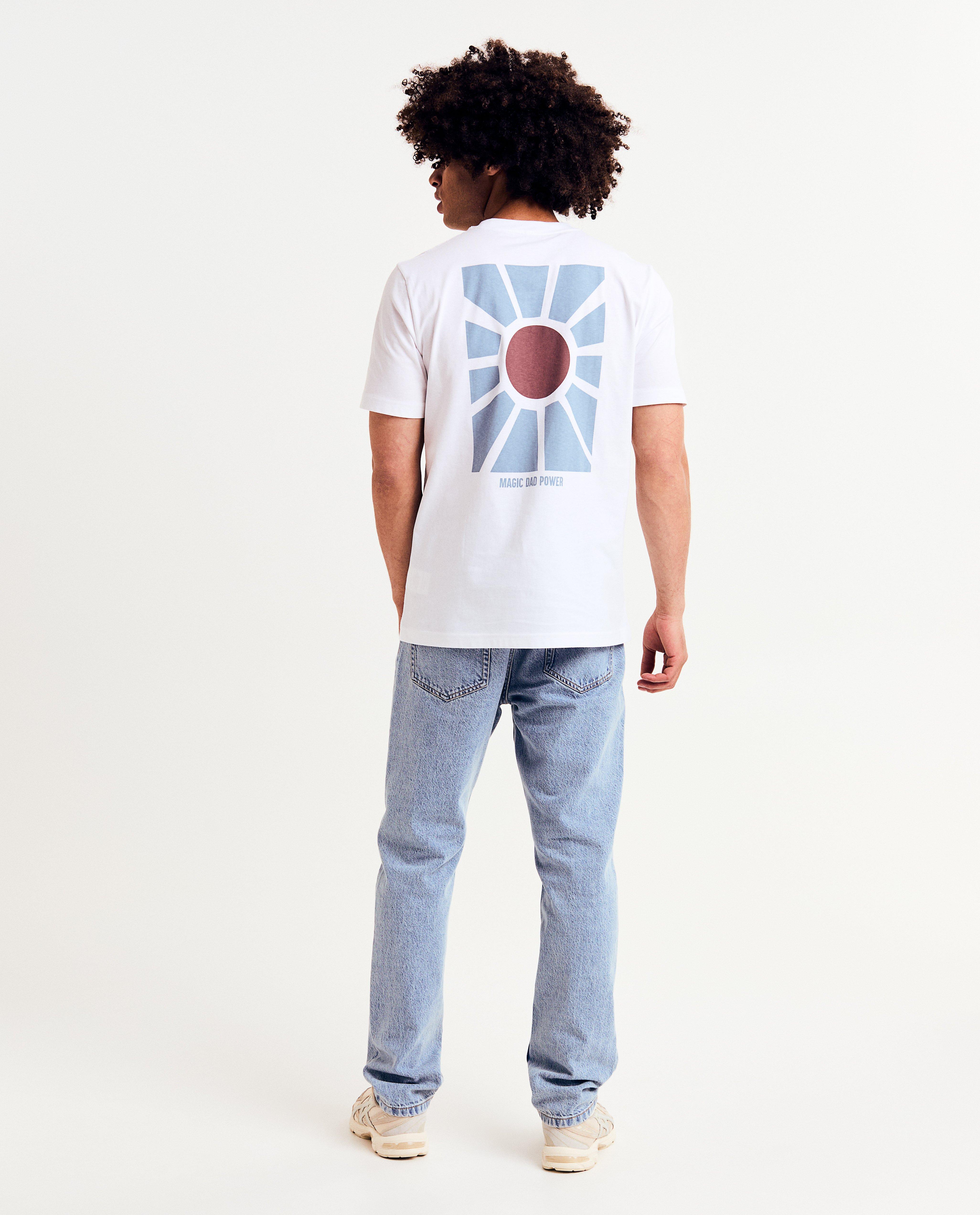 T-shirts - Biokatoenen T-shirt met backprint, S-XXXL