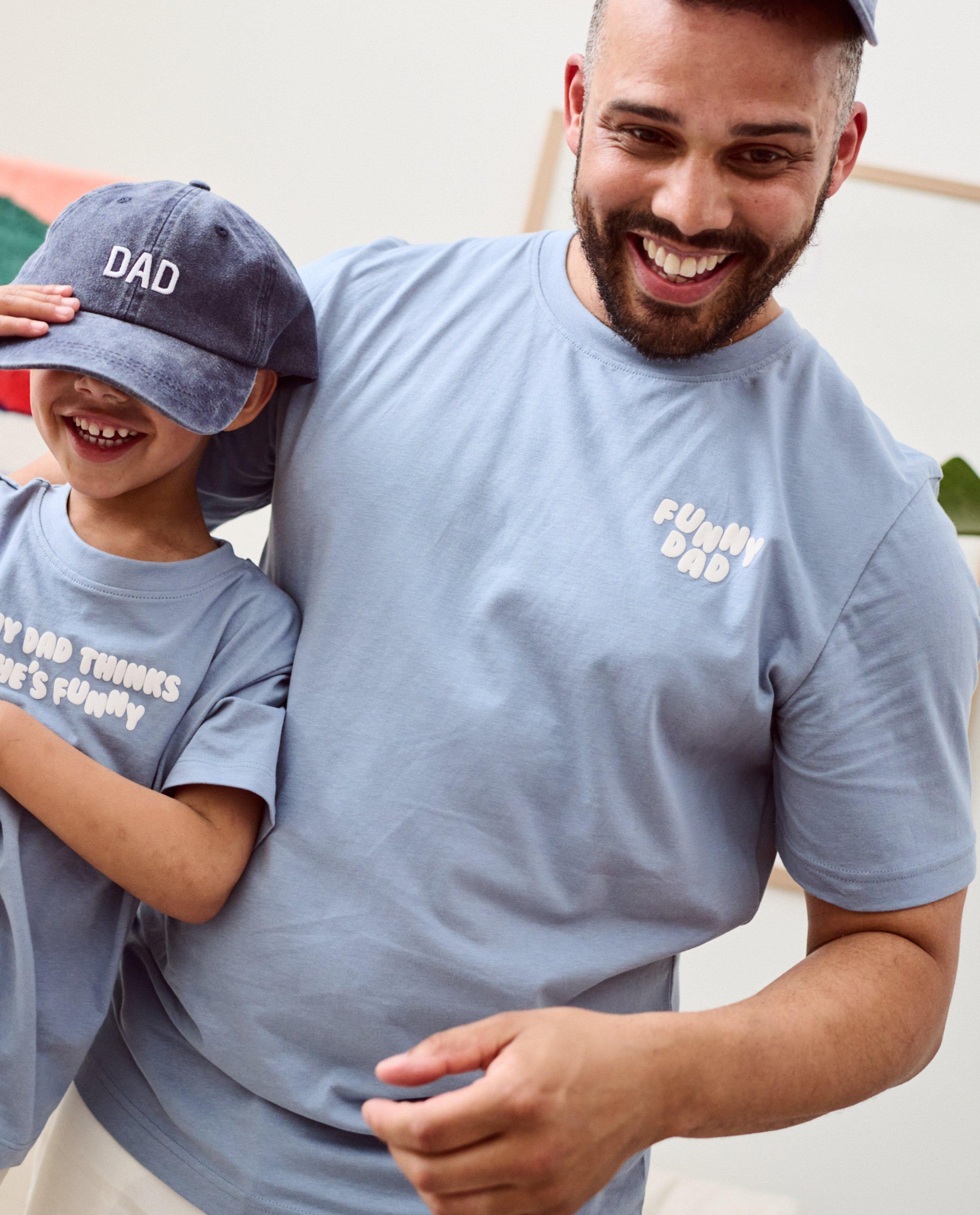 Biokatoenen T-shirt Funny dad, S-XXXL - null - Familystories
