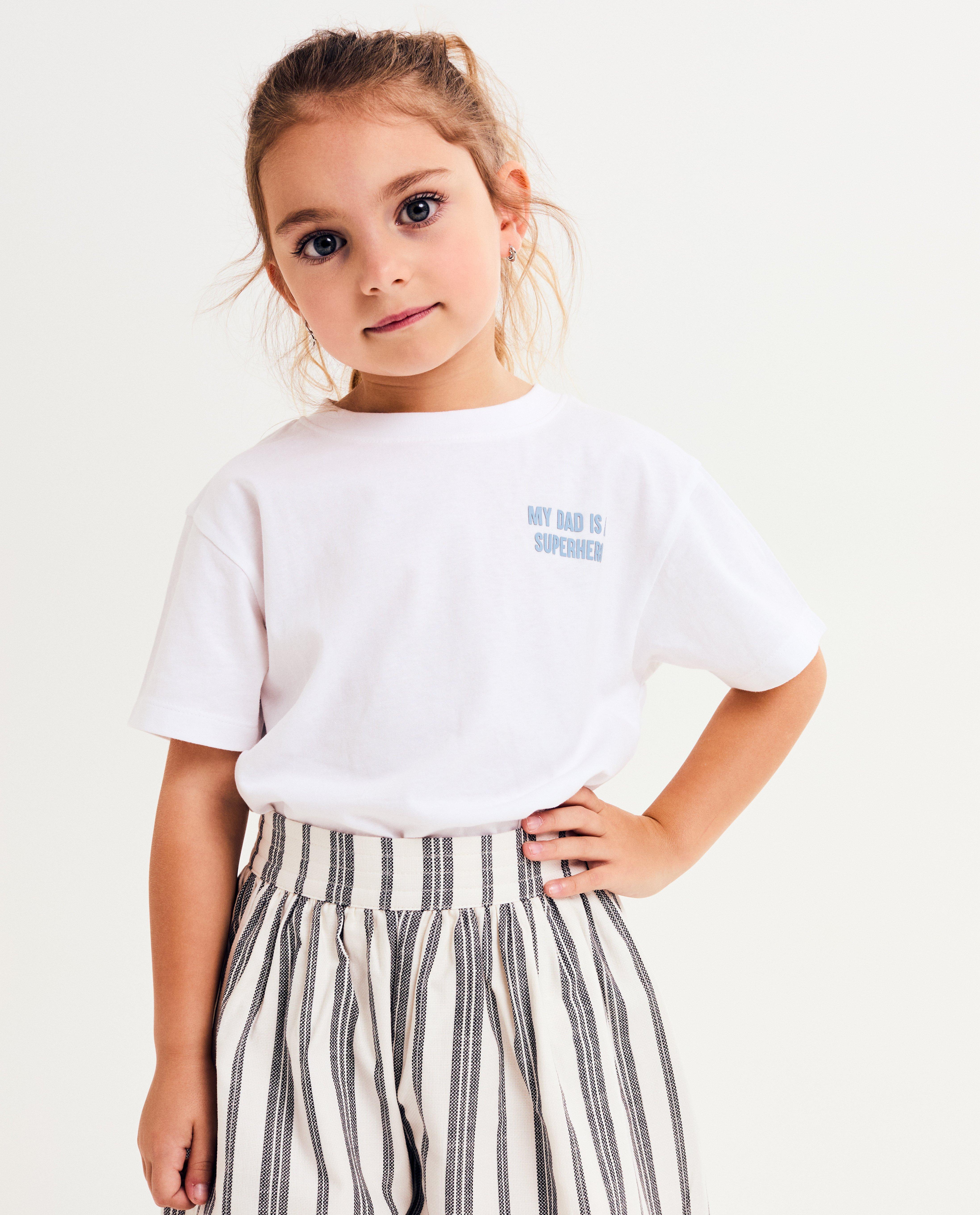 T-shirts - Biokatoenen T-shirt met backprint, 98-128