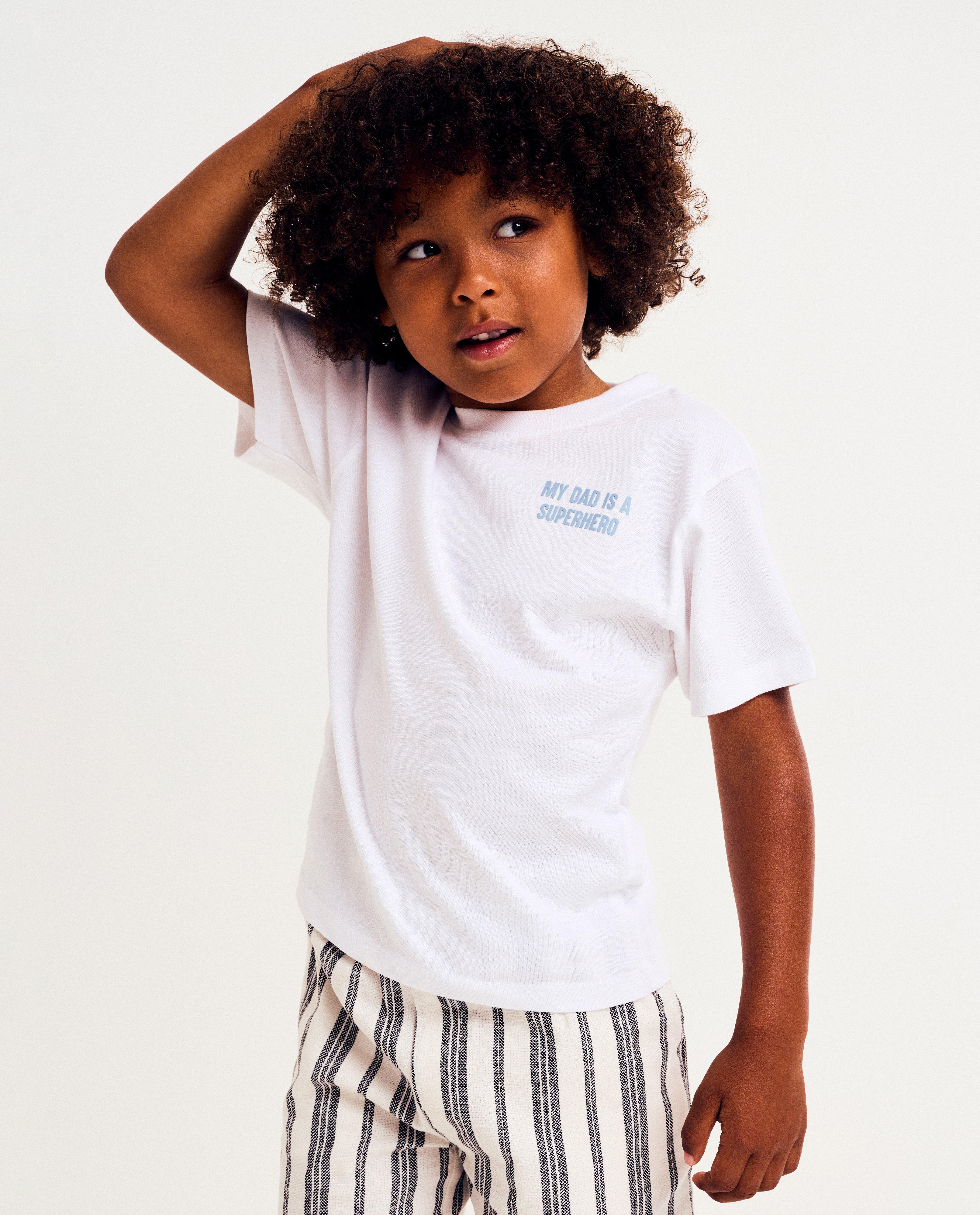 T-shirts - T-shirt en coton biologique avec impression au dos, 98-128