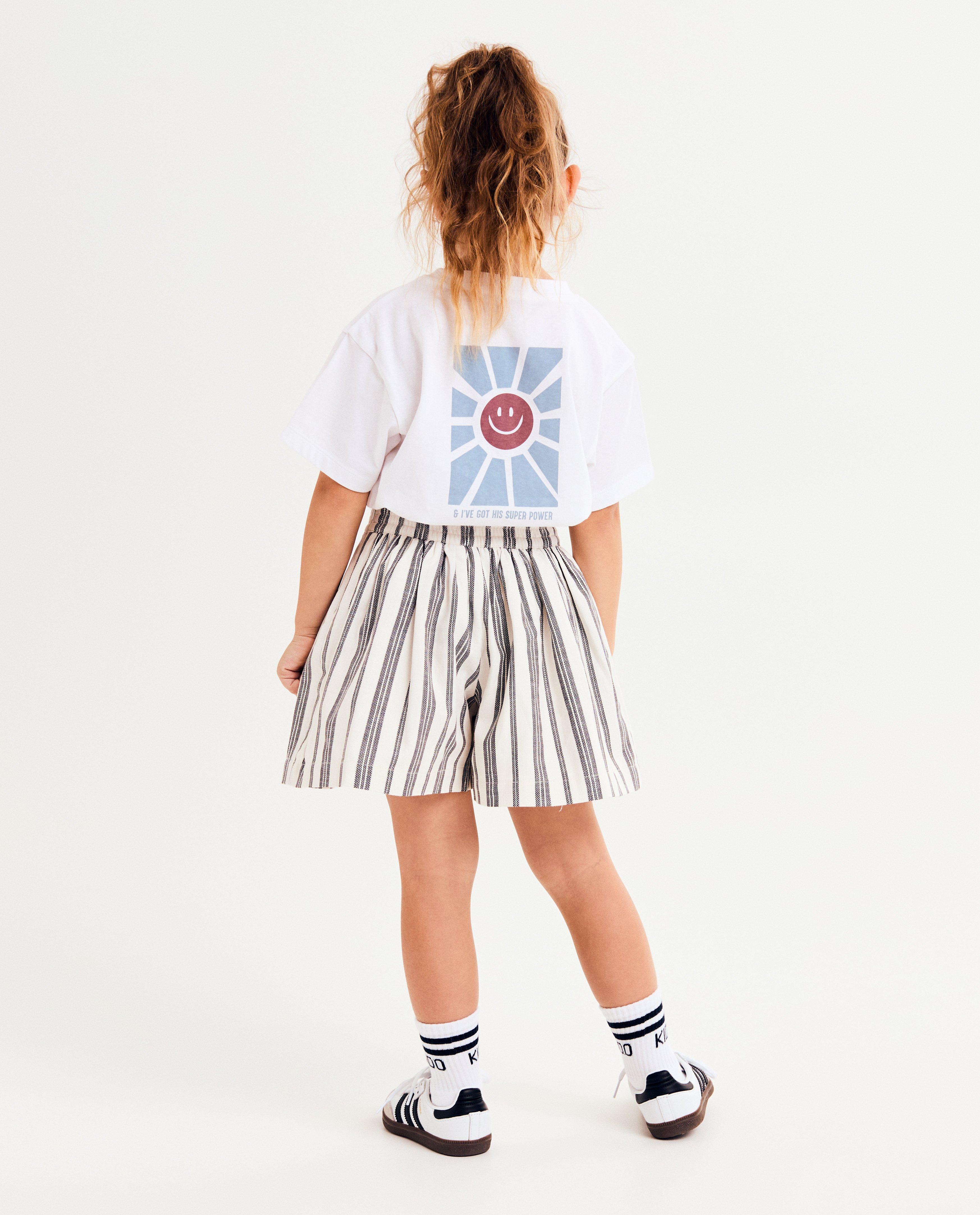 T-shirts - Biokatoenen T-shirt met backprint, 98-128