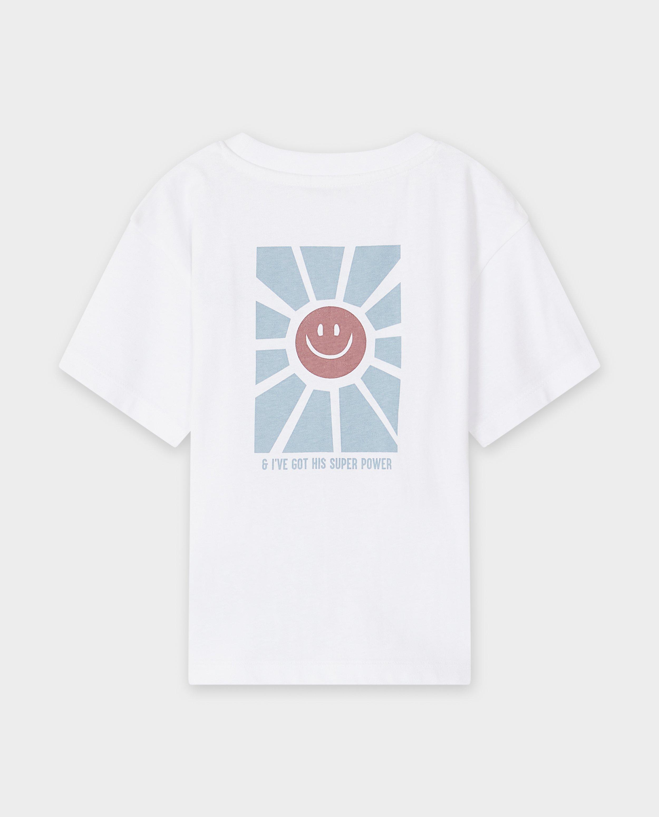 T-shirts - Biokatoenen T-shirt met backprint, 98-128