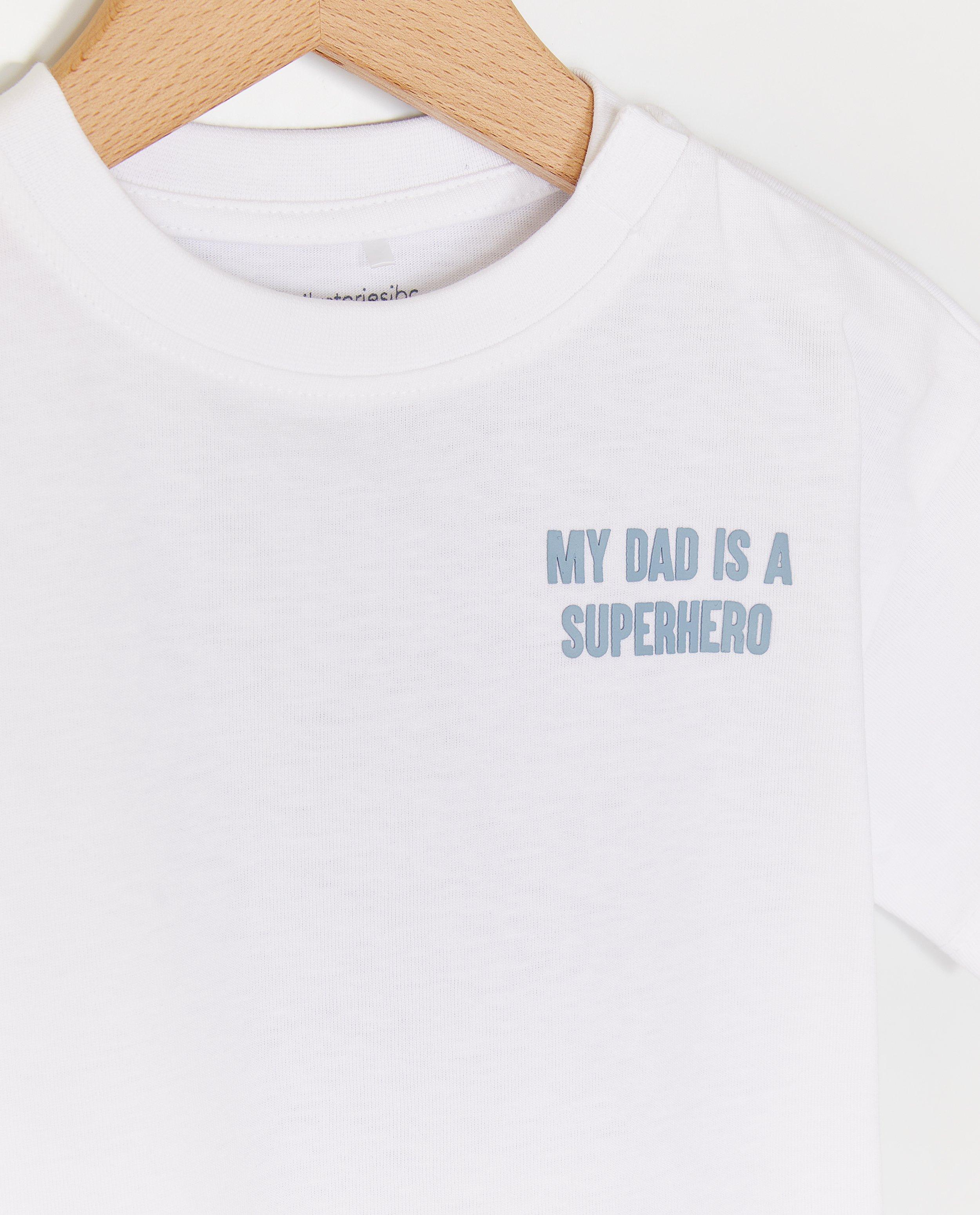 T-shirts - Biokatoenen T-shirt met backprint, 62-92