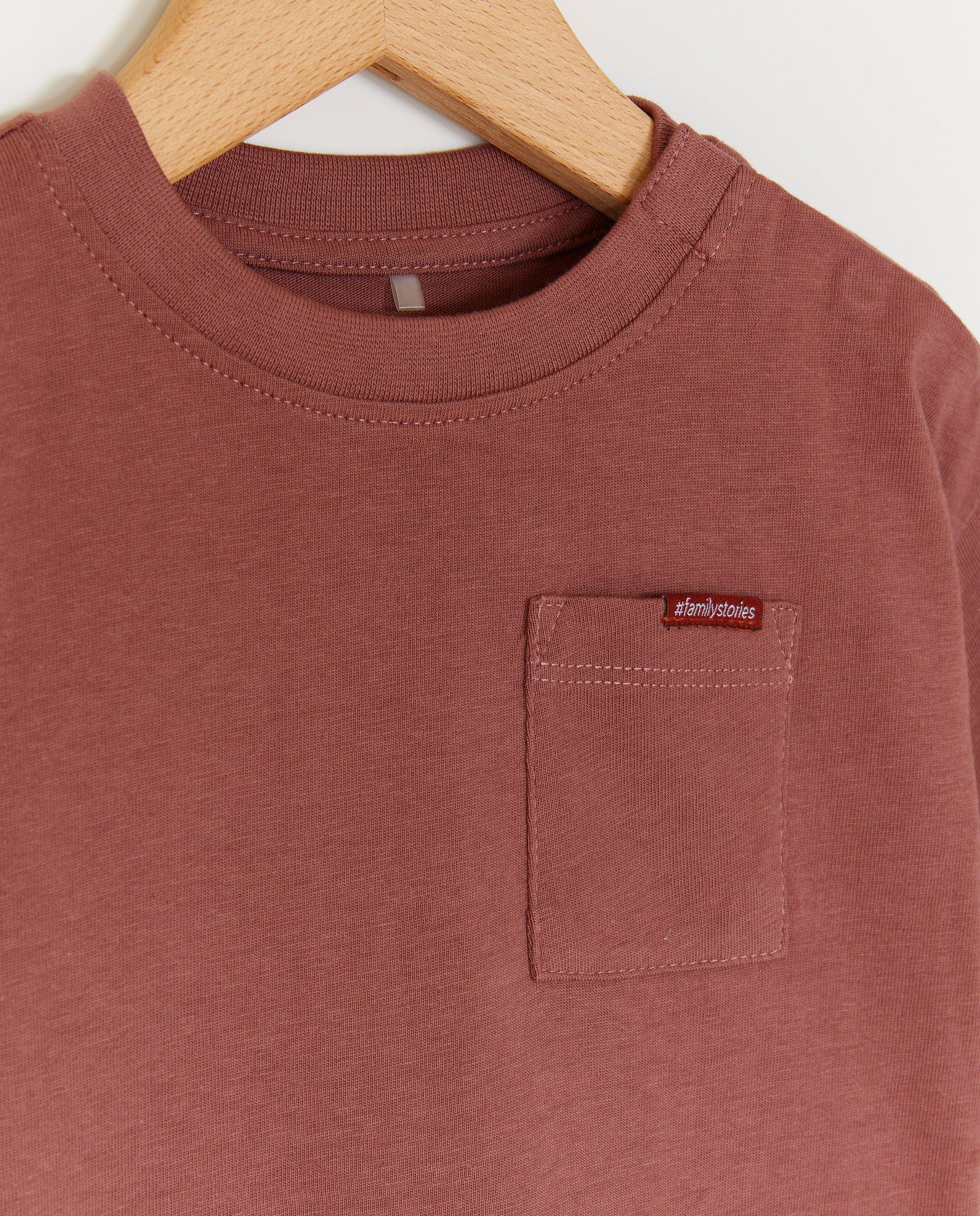 T-shirts - Biokatoenen T-shirt met backprint, 62-92