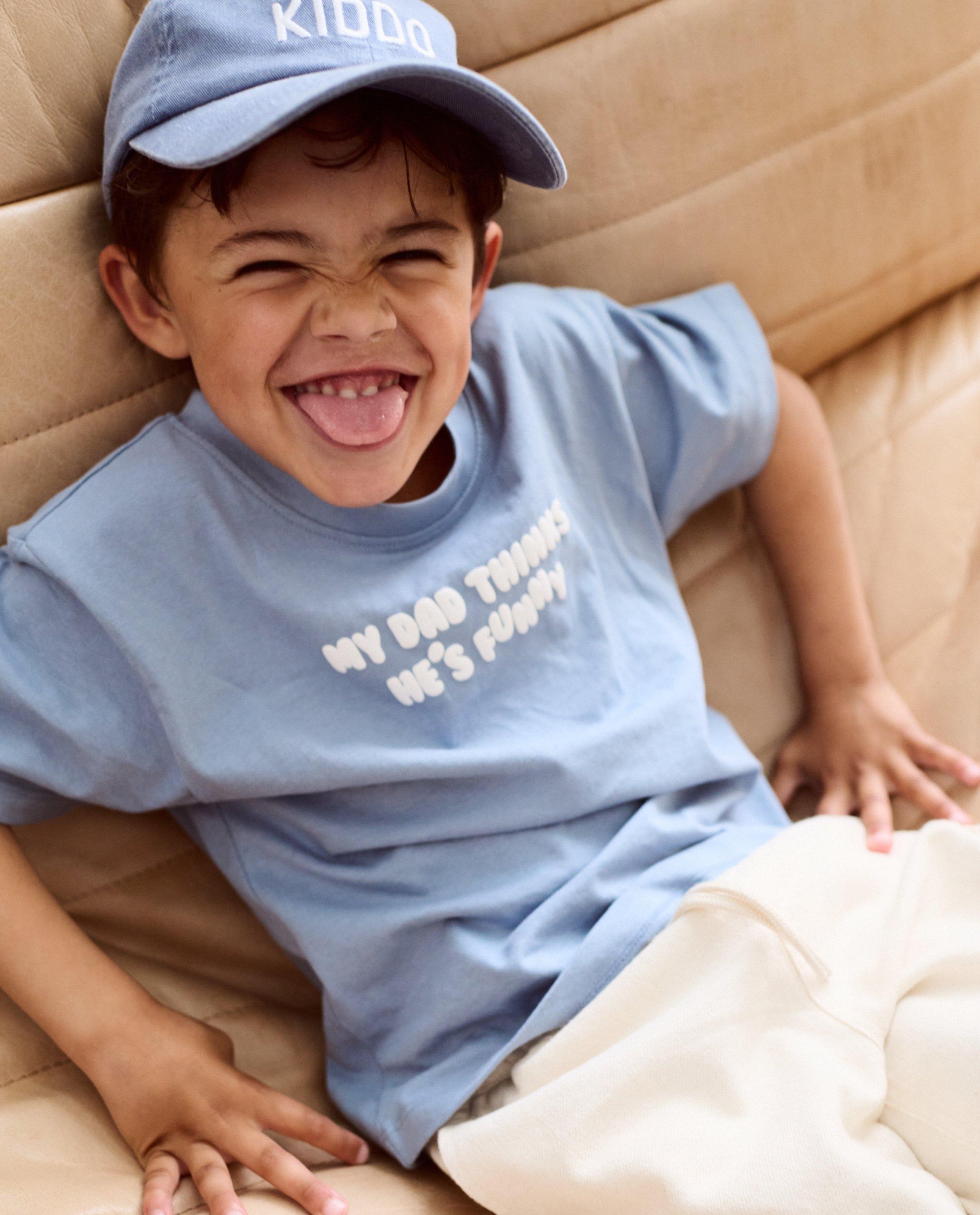T-shirt en coton bio My dad thinks he's funny, 98-134 - null - Familystories