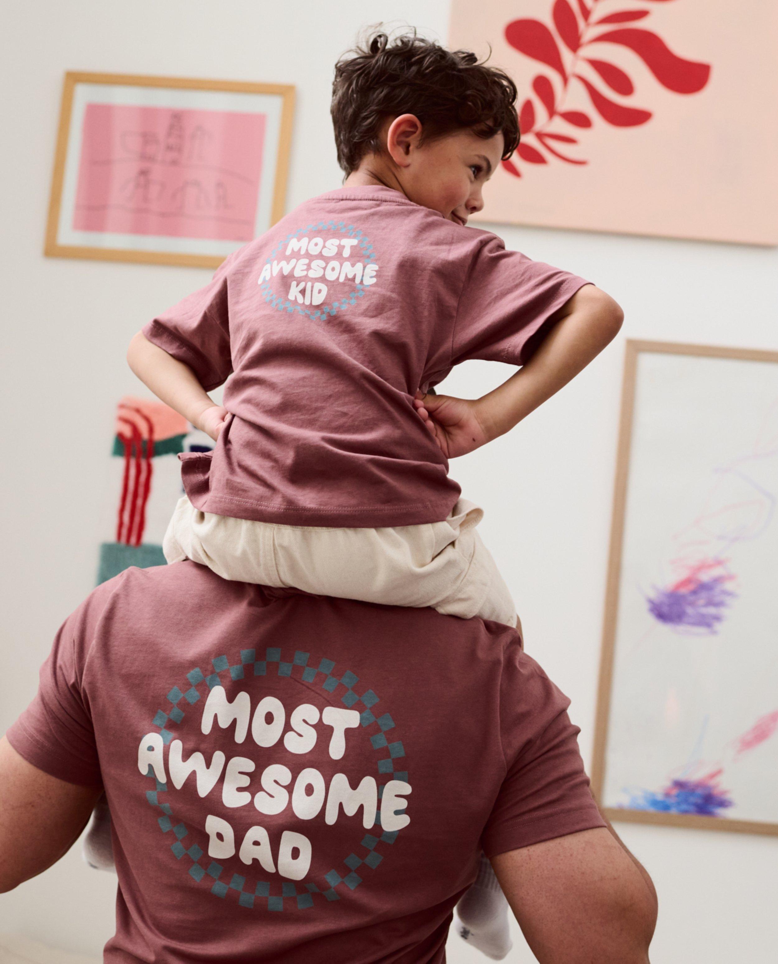 T-shirts - Biokatoenen T-shirt met backprint, 98-128