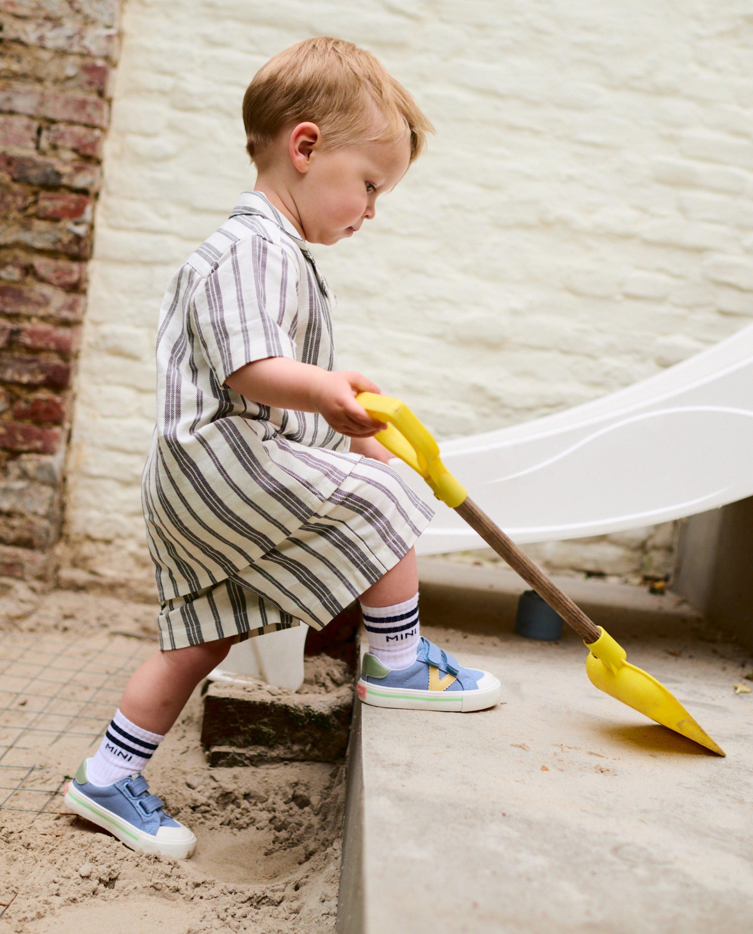 Short met strepen, 92-128 - null - Familystories