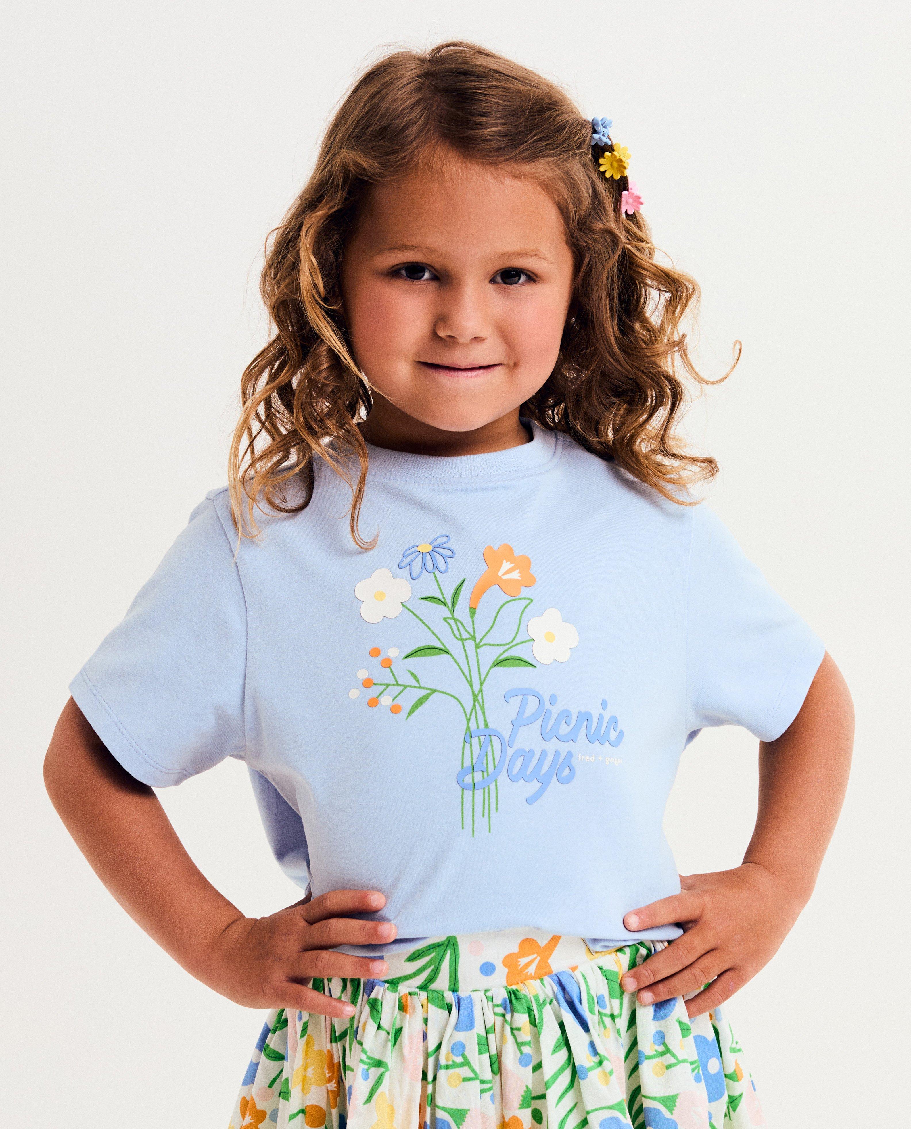 T-shirts - T-shirt met bloemenprint, 92-134