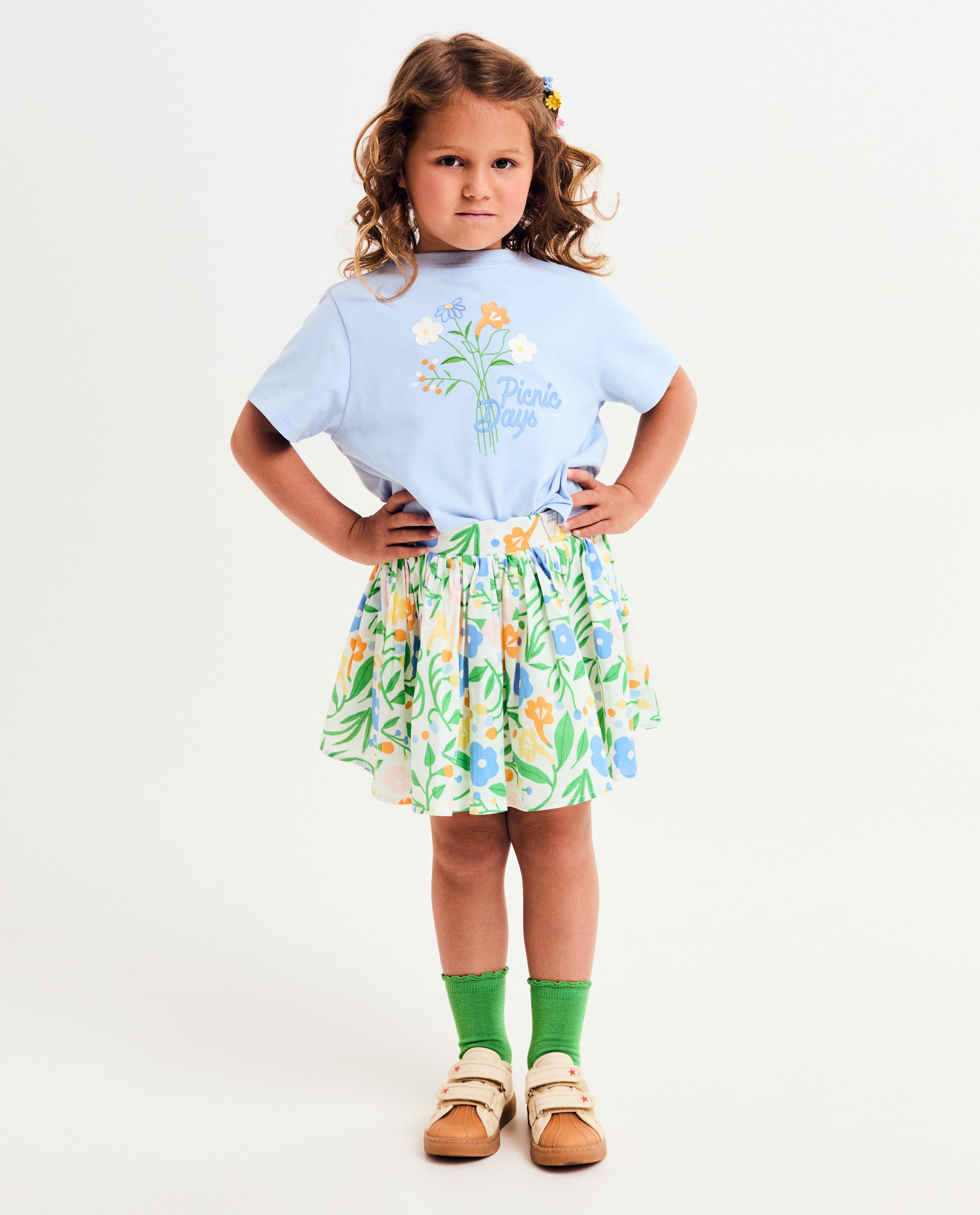 T-shirts - T-shirt met bloemenprint, 92-134
