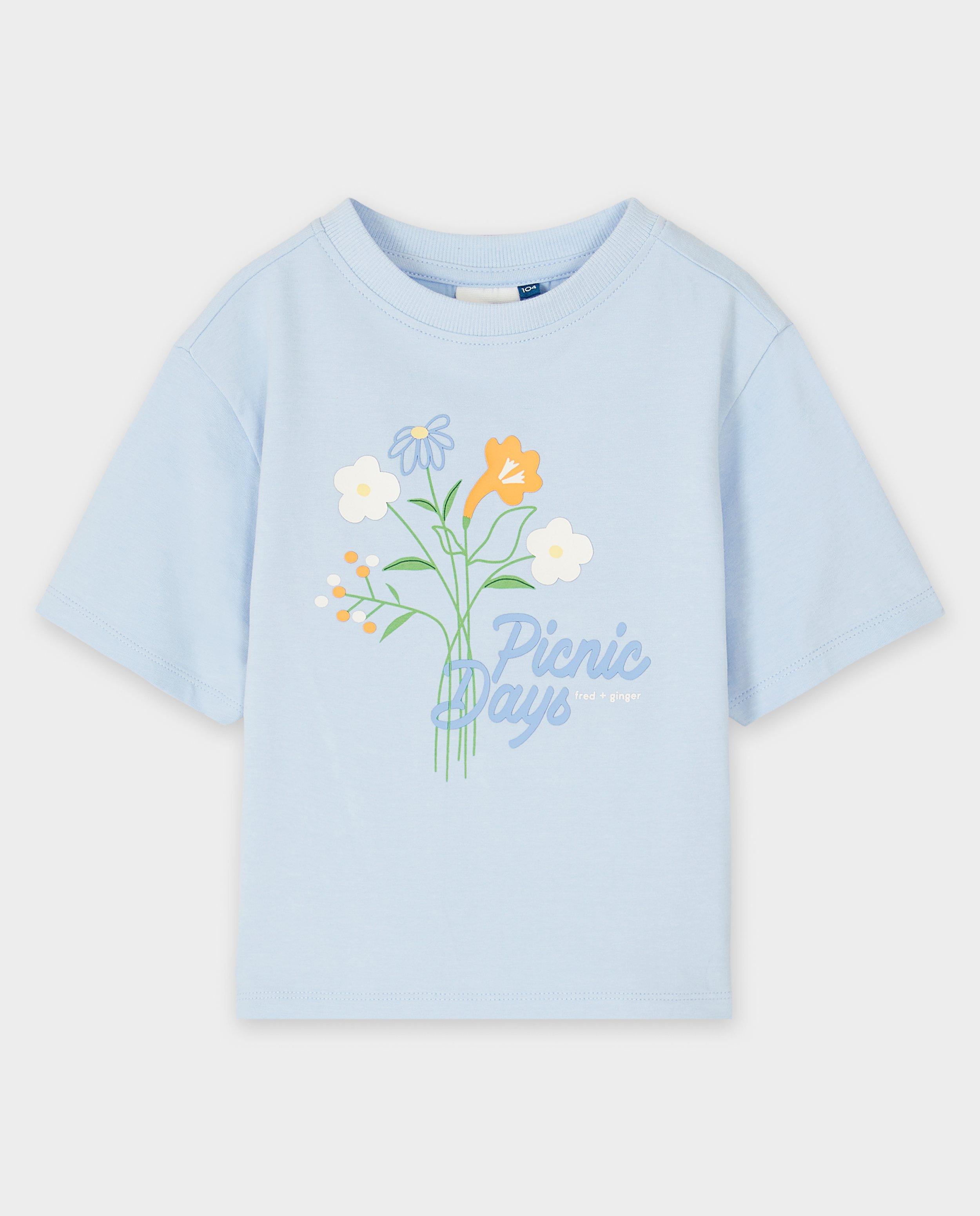 T-shirts - T-shirt met bloemenprint, 92-134