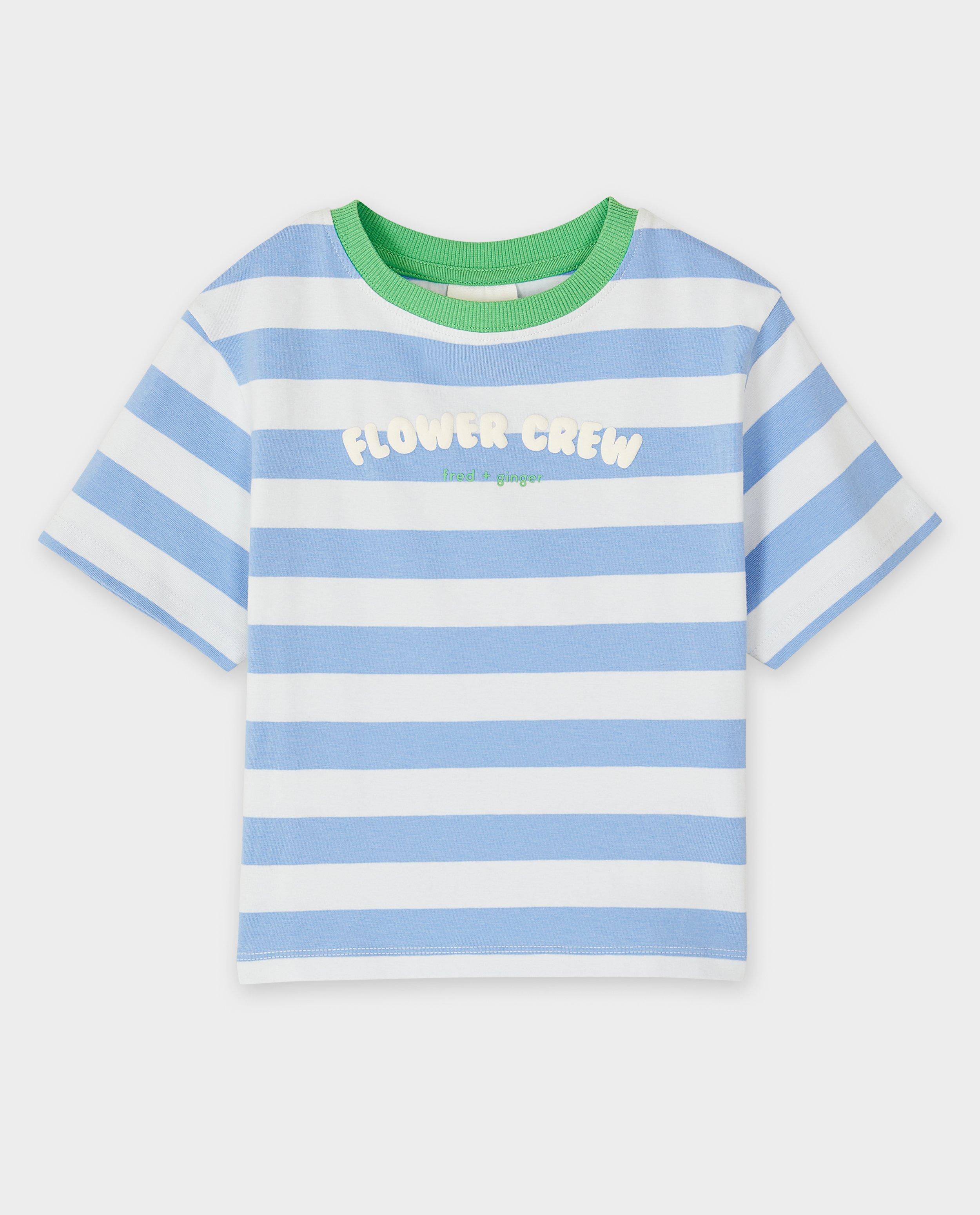 T-shirts - T-shirt met opschrift in reliëf, 92-134